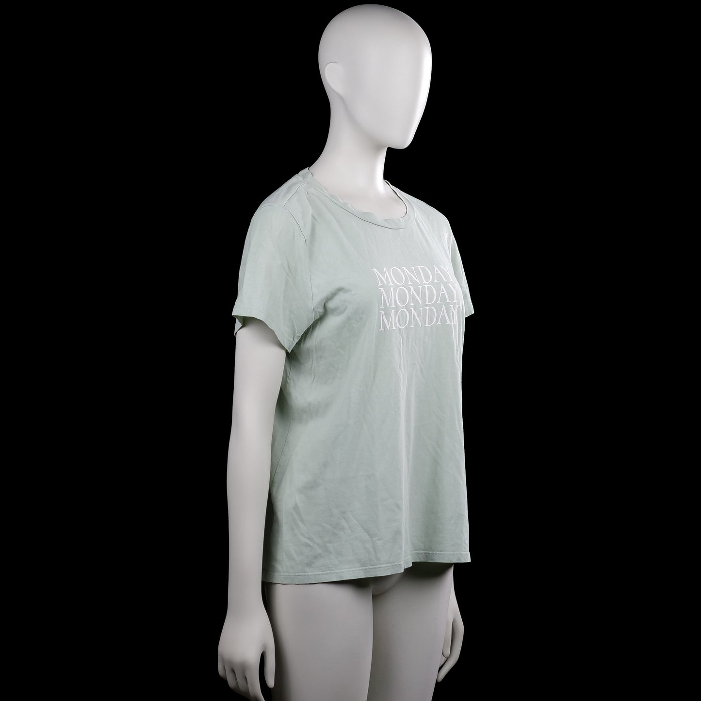 T-shirt - Sage & White - Size XL