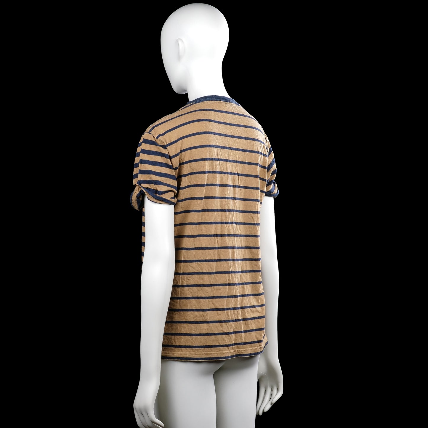 T-shirt - Camel & Navy - Size S
