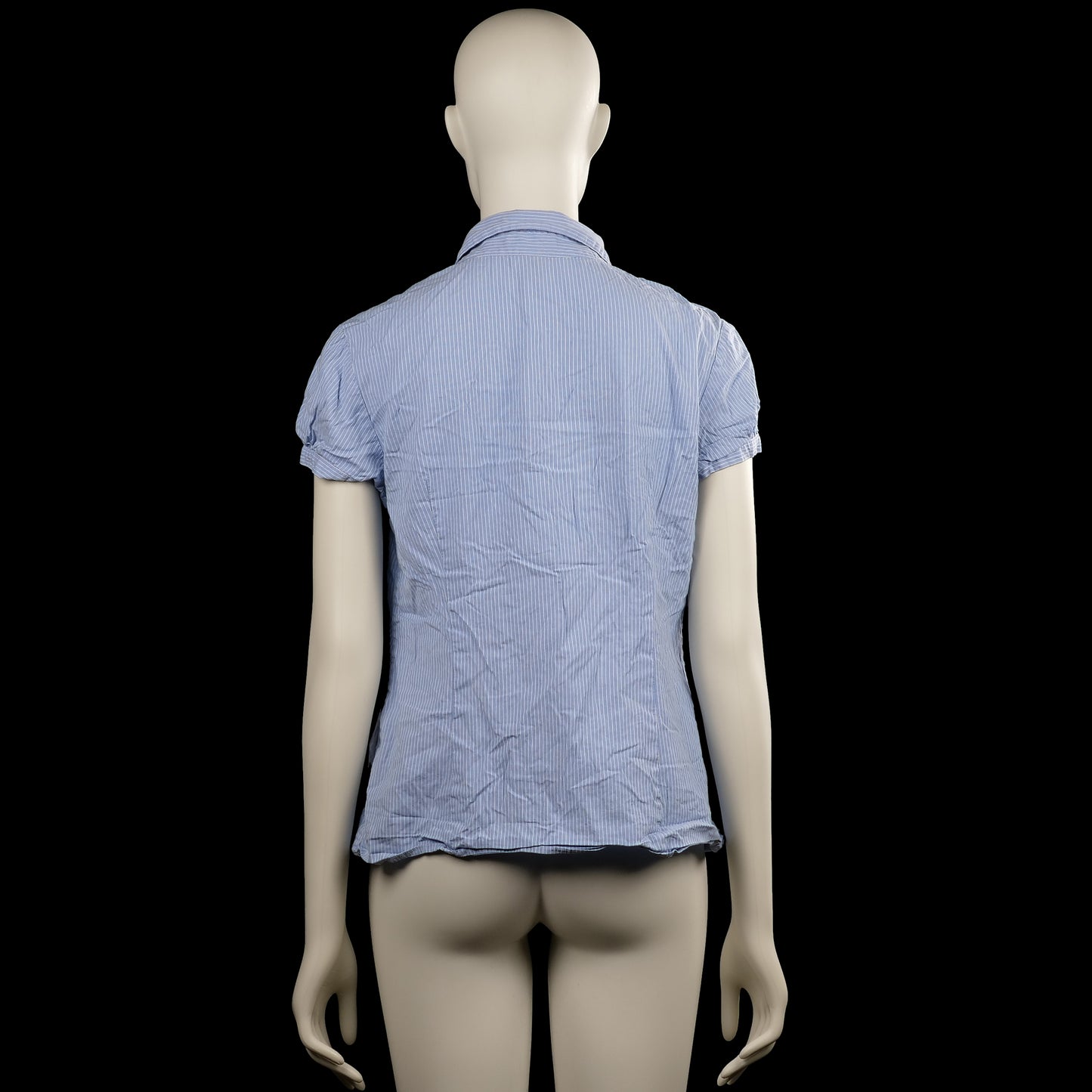 T-shirt - Light Blue & White - Size M