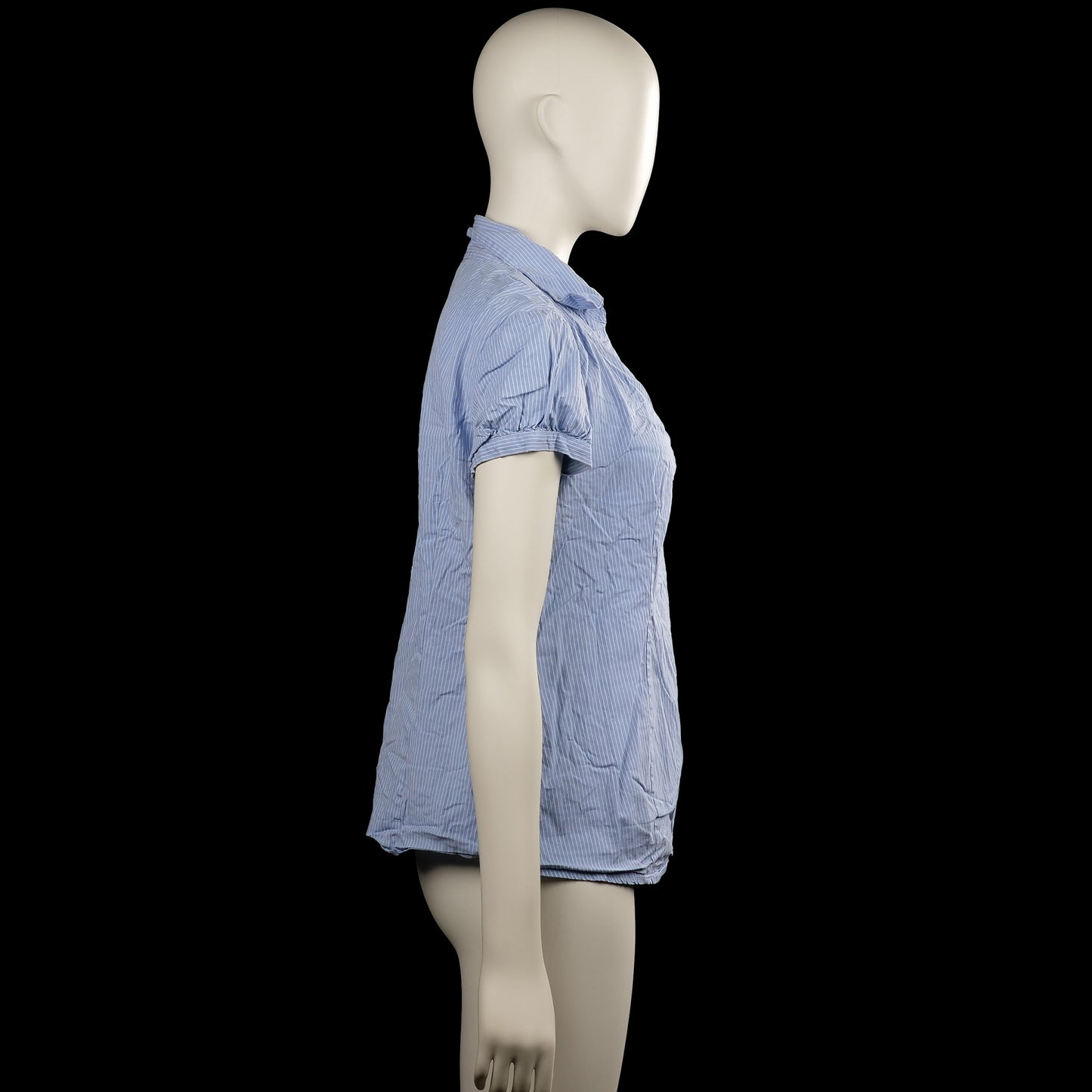 T-shirt - Light Blue & White - Size M