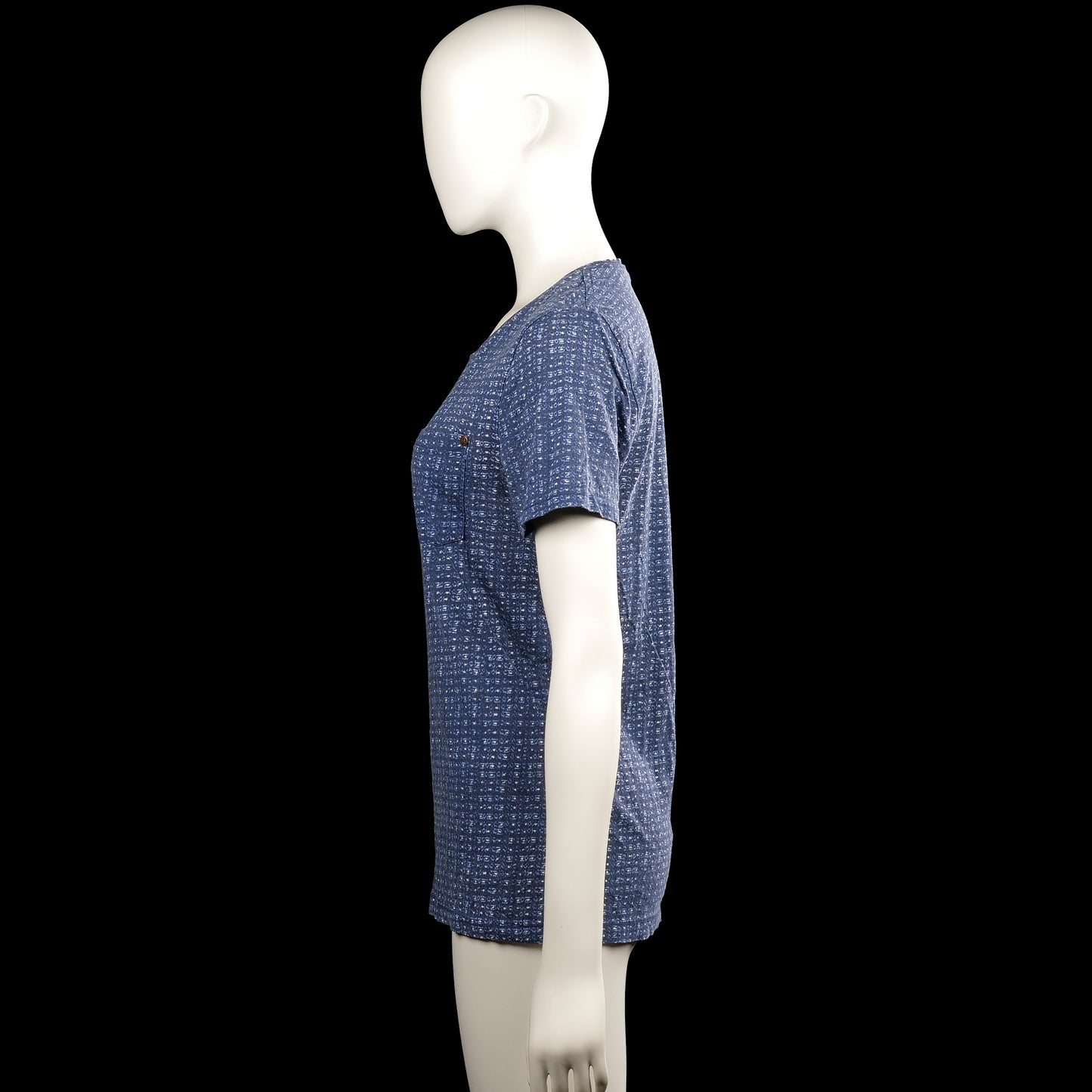 T-shirt - Navy & White - Size M