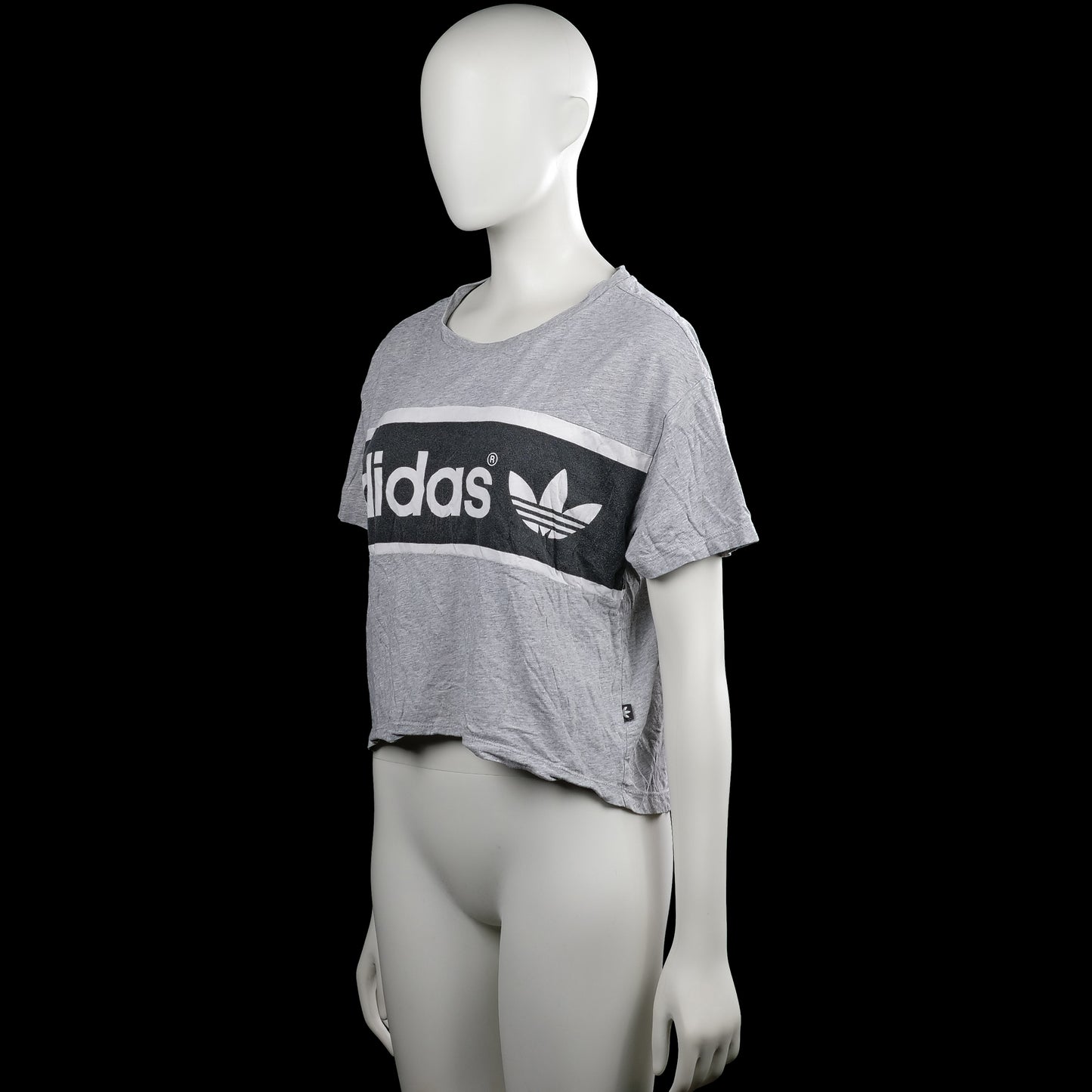 T-shirt - Light Gray & Black - Size 32