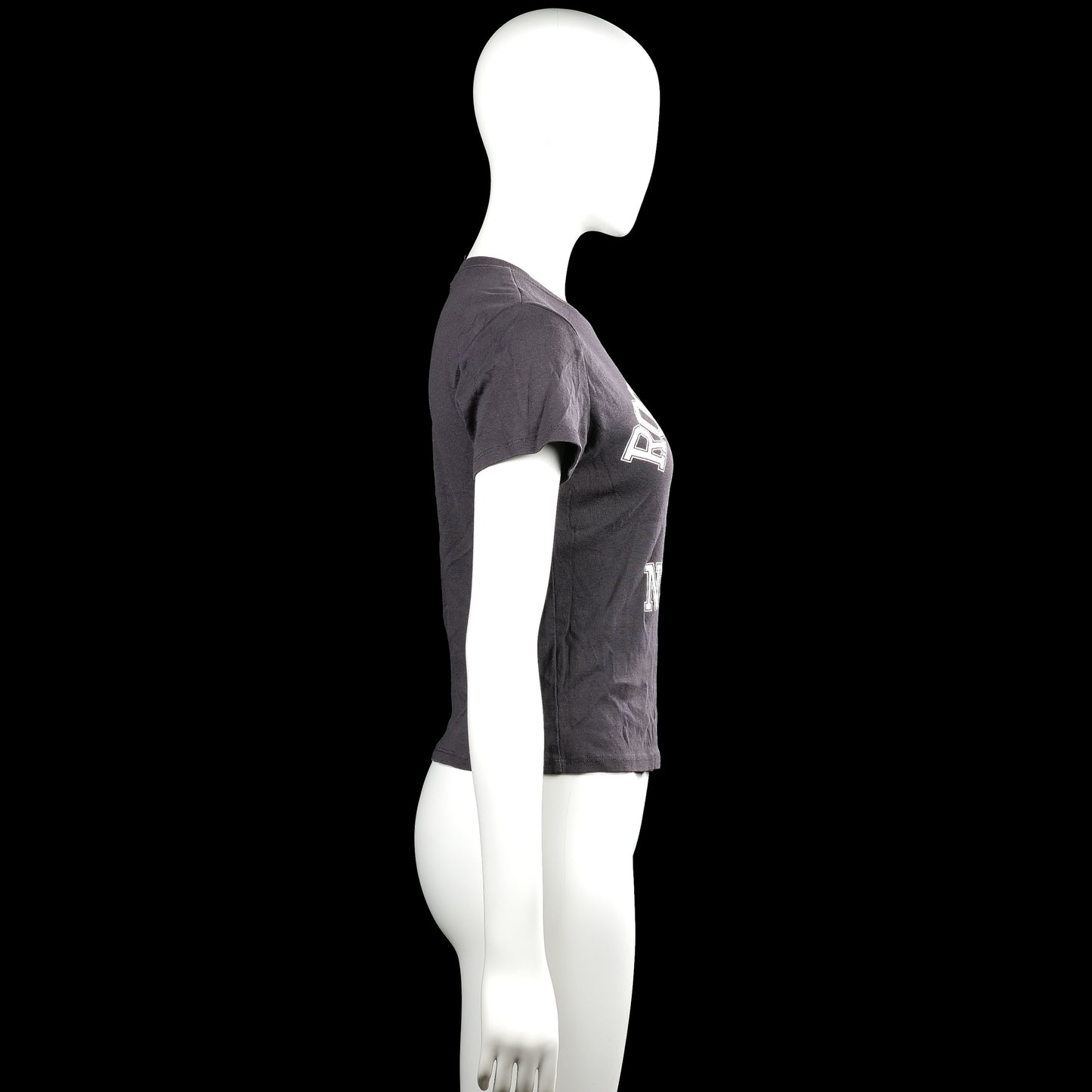 T-shirt - Dark Gray & White - Size M
