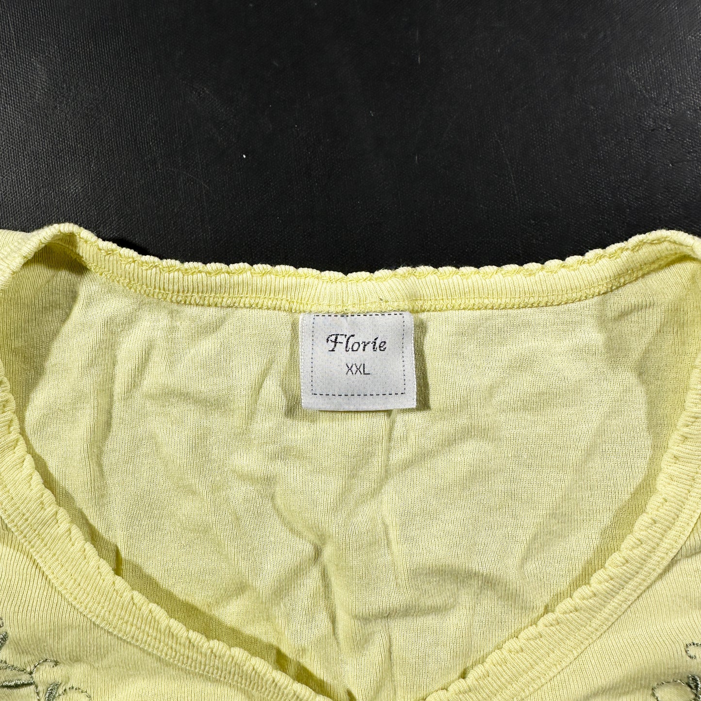 T-shirt - Yellow - Size XXL