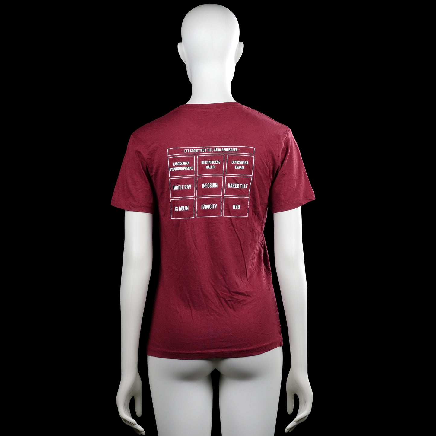T-shirt - Burgundy - Size 150, 160