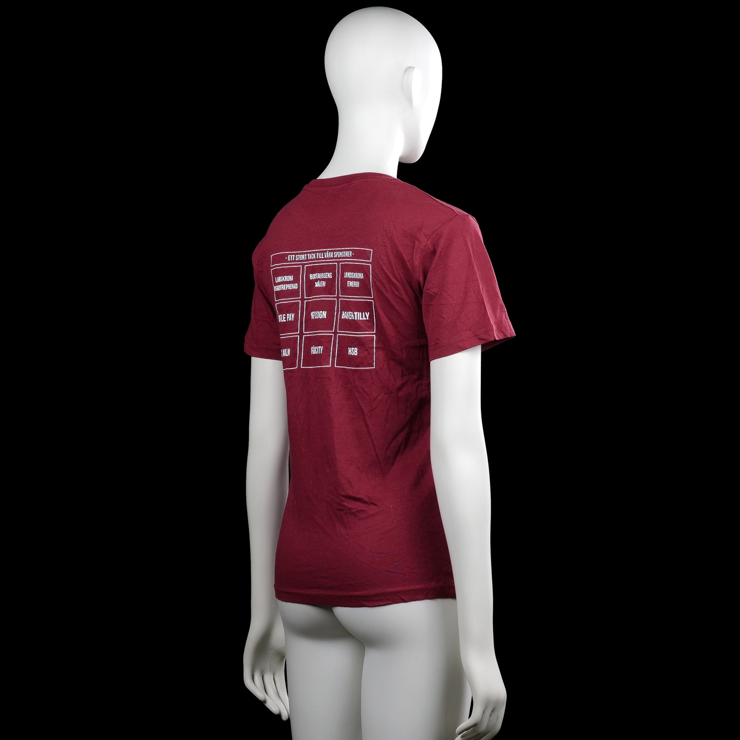 T-shirt - Burgundy - Size 150, 160