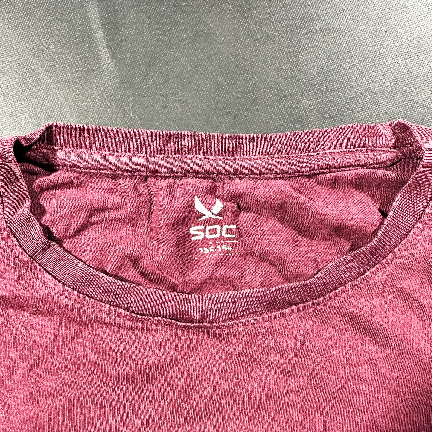 T-shirt - Burgundy - Size 158, 164