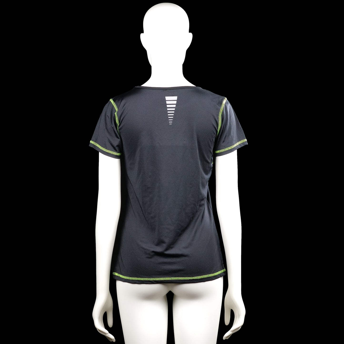 T-shirt - Black & Lime - Size S, M