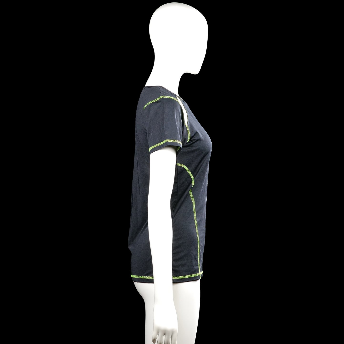 T-shirt - Black & Lime - Size S, M