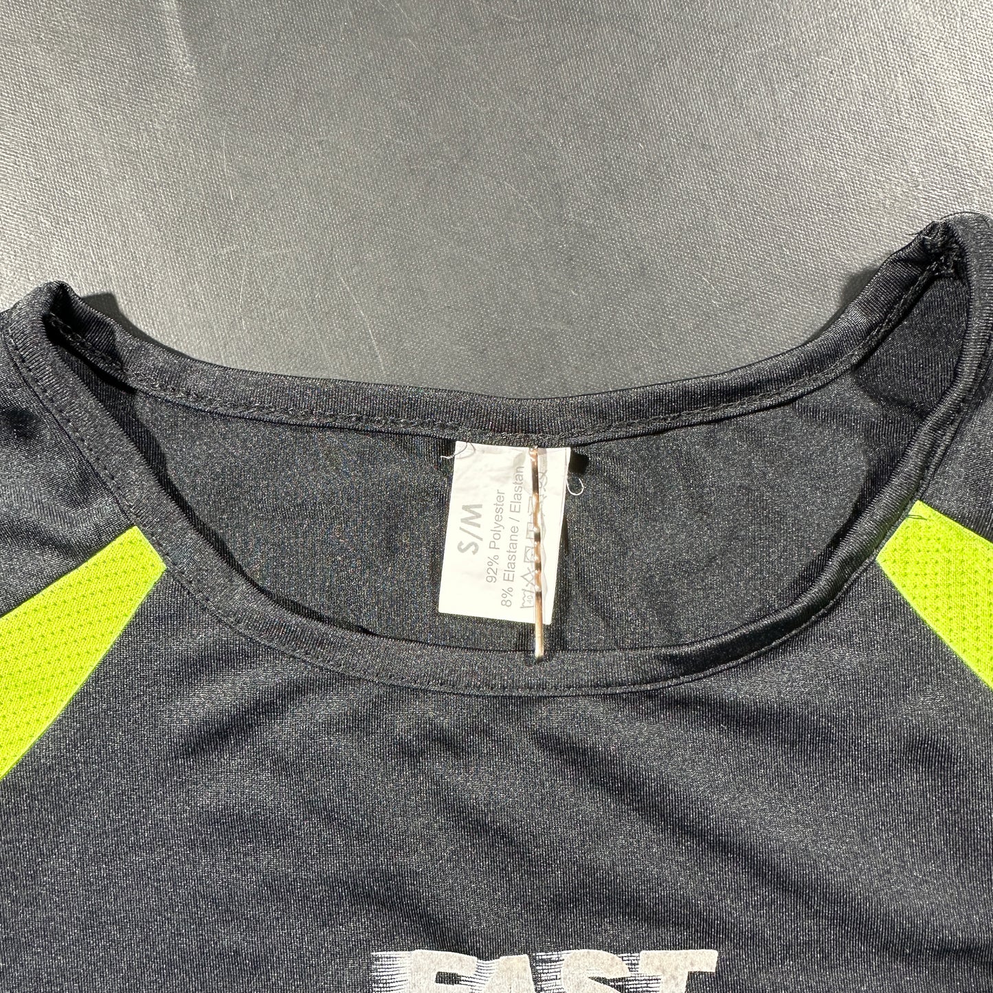 T-shirt - Black & Lime - Size S, M