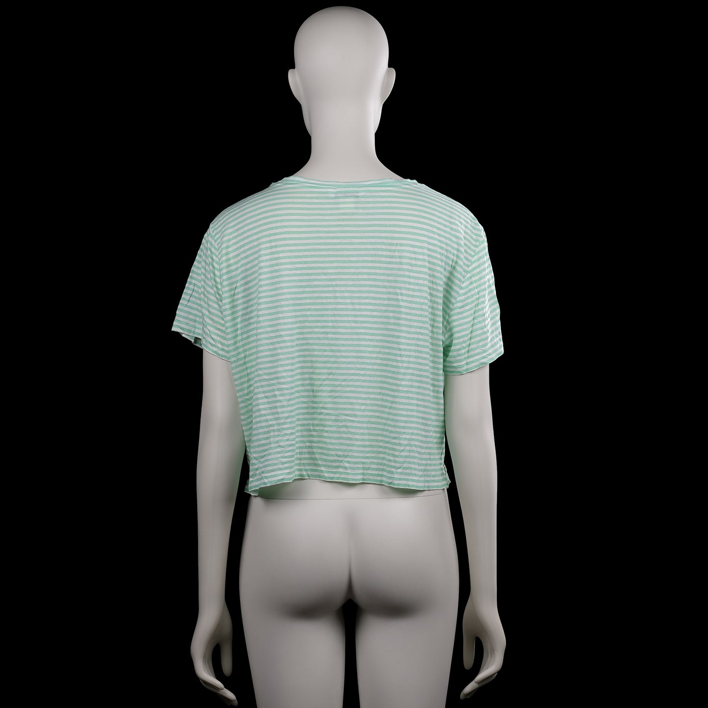 T-shirt - Mint & White - Size L