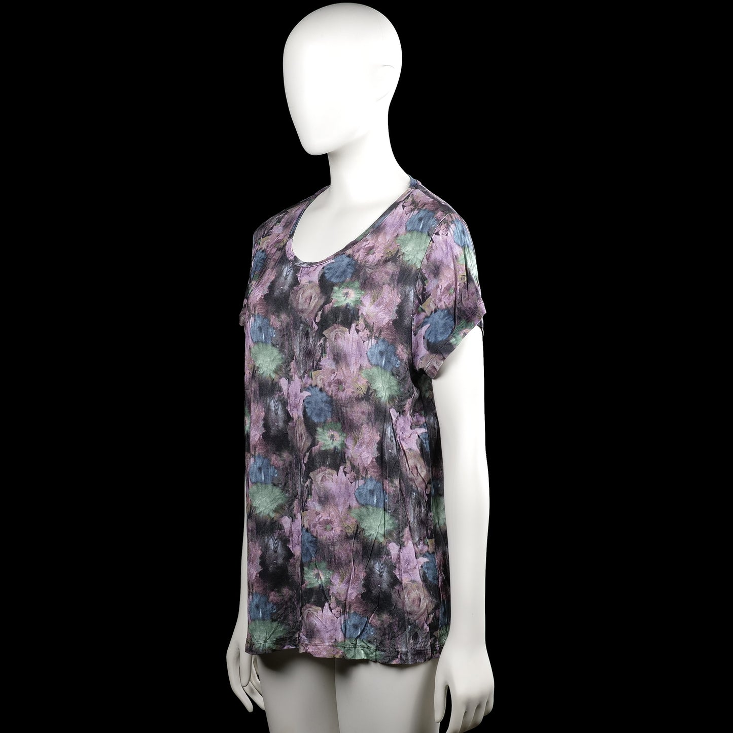 T-shirt - Purple & Black - Size M