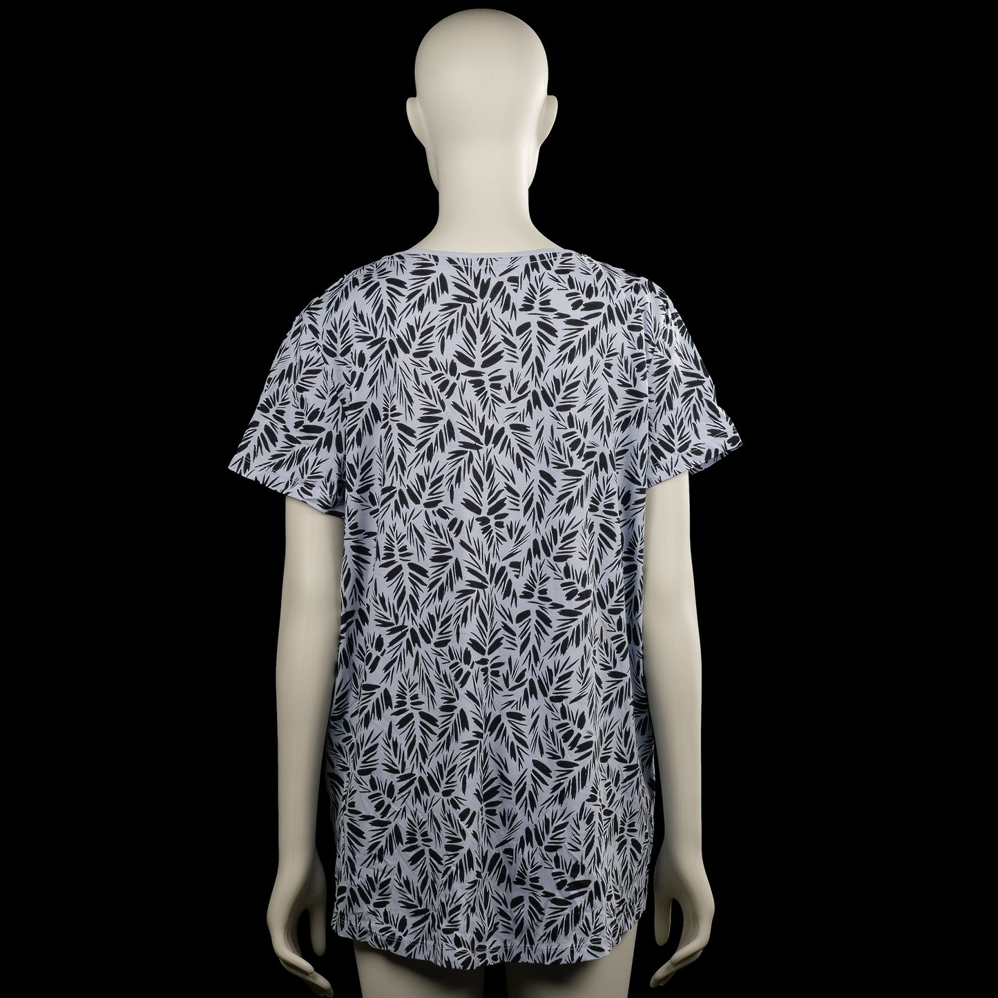 T-shirt - Light Gray & Black - Size XL