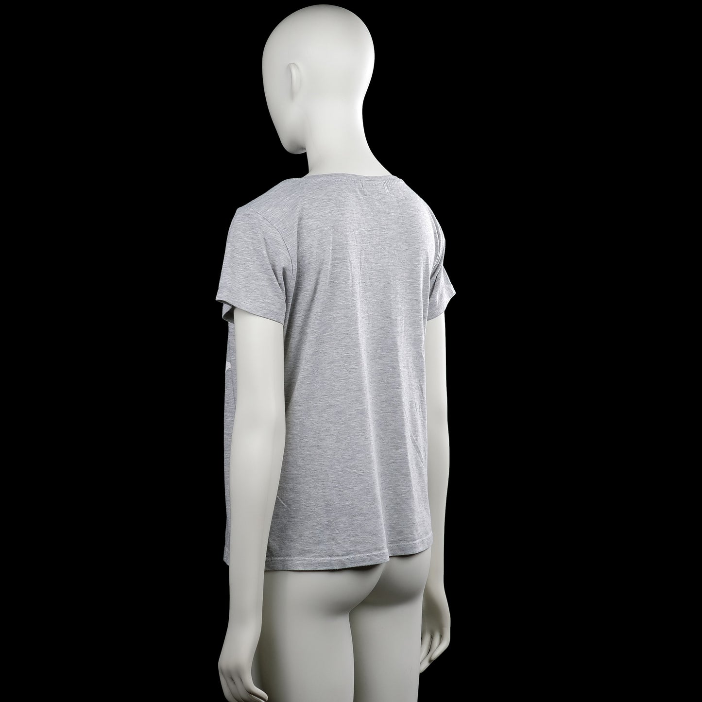 T-shirt - Light Gray & White - Size S