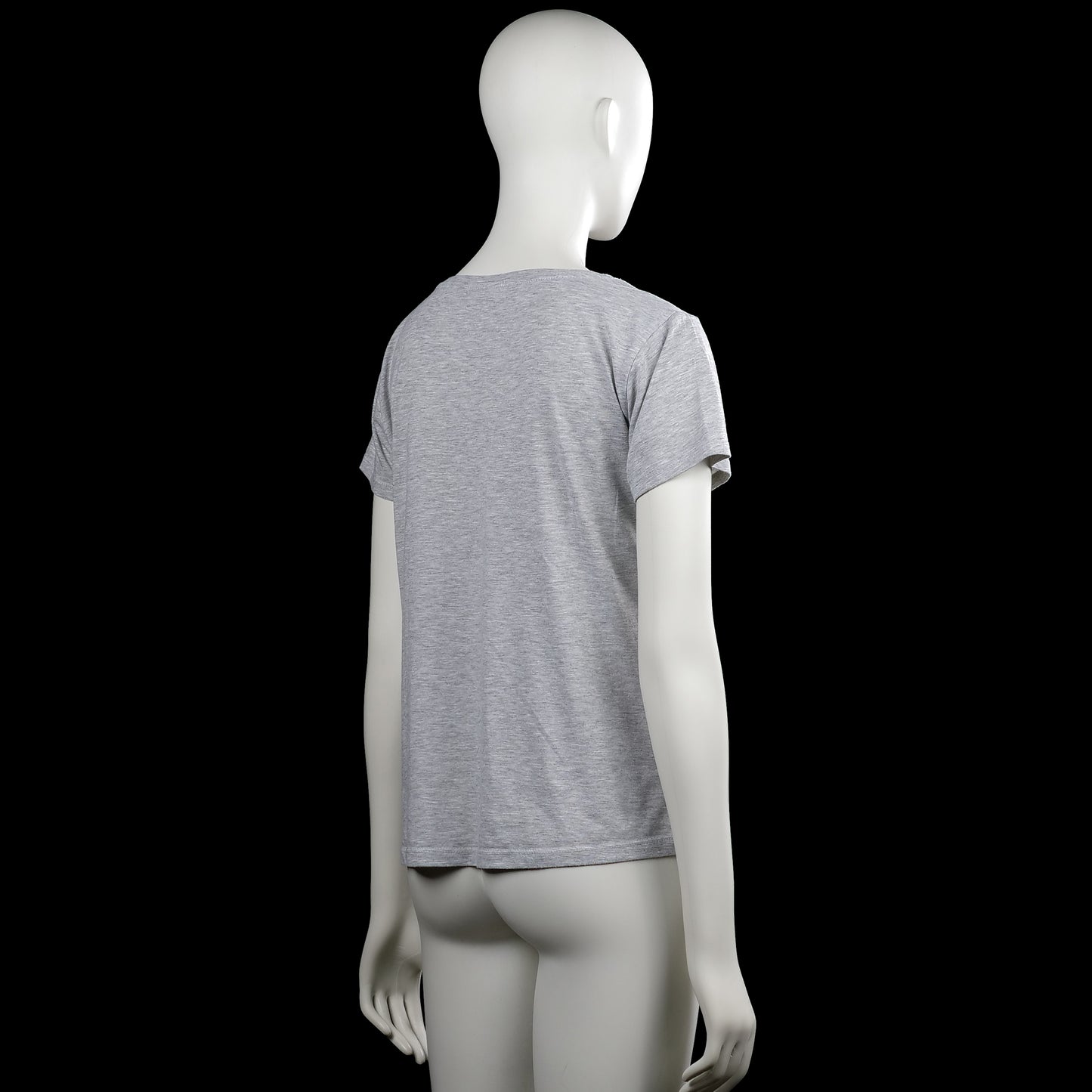 T-shirt - Light Gray & White - Size S