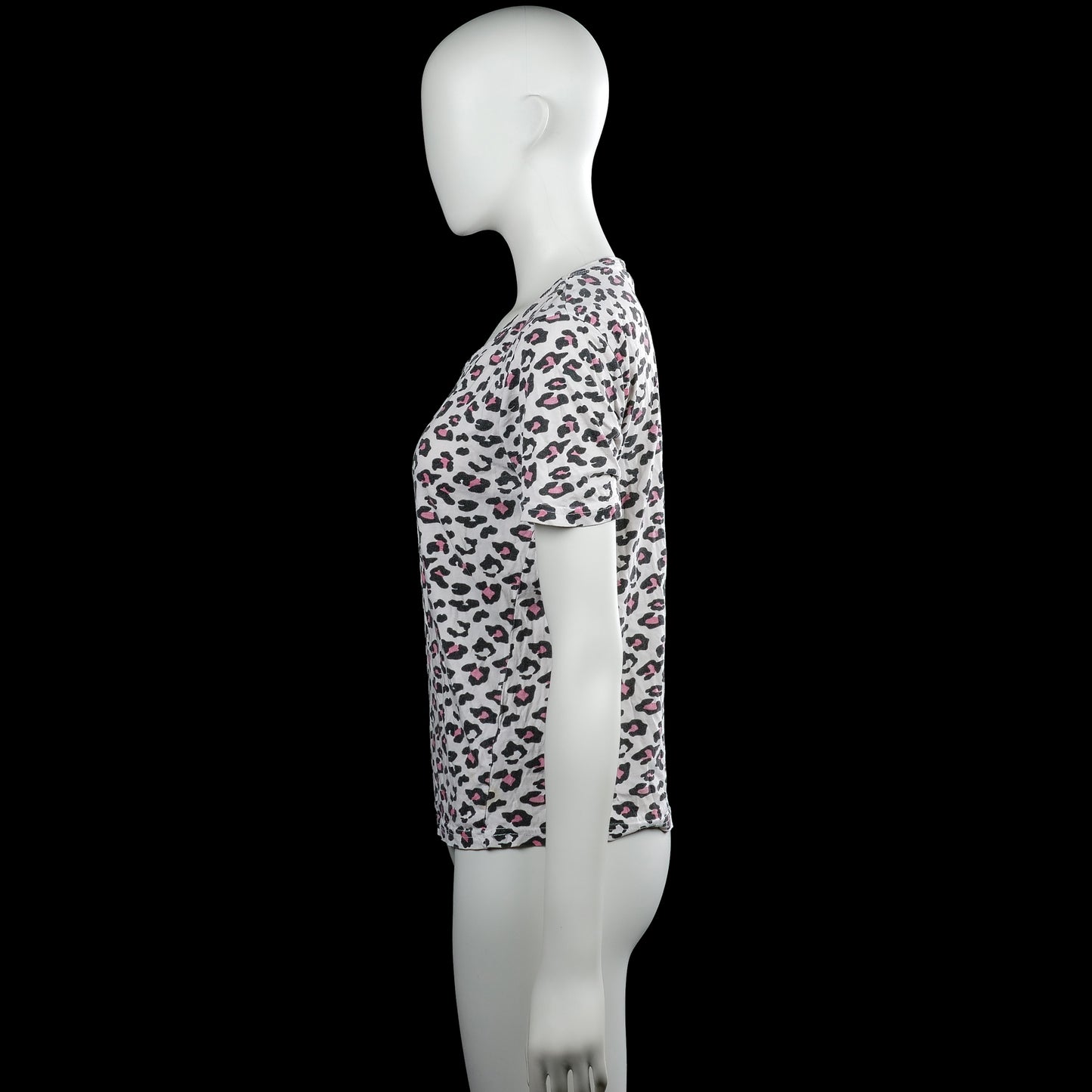 T-shirt - White & Black - Size M