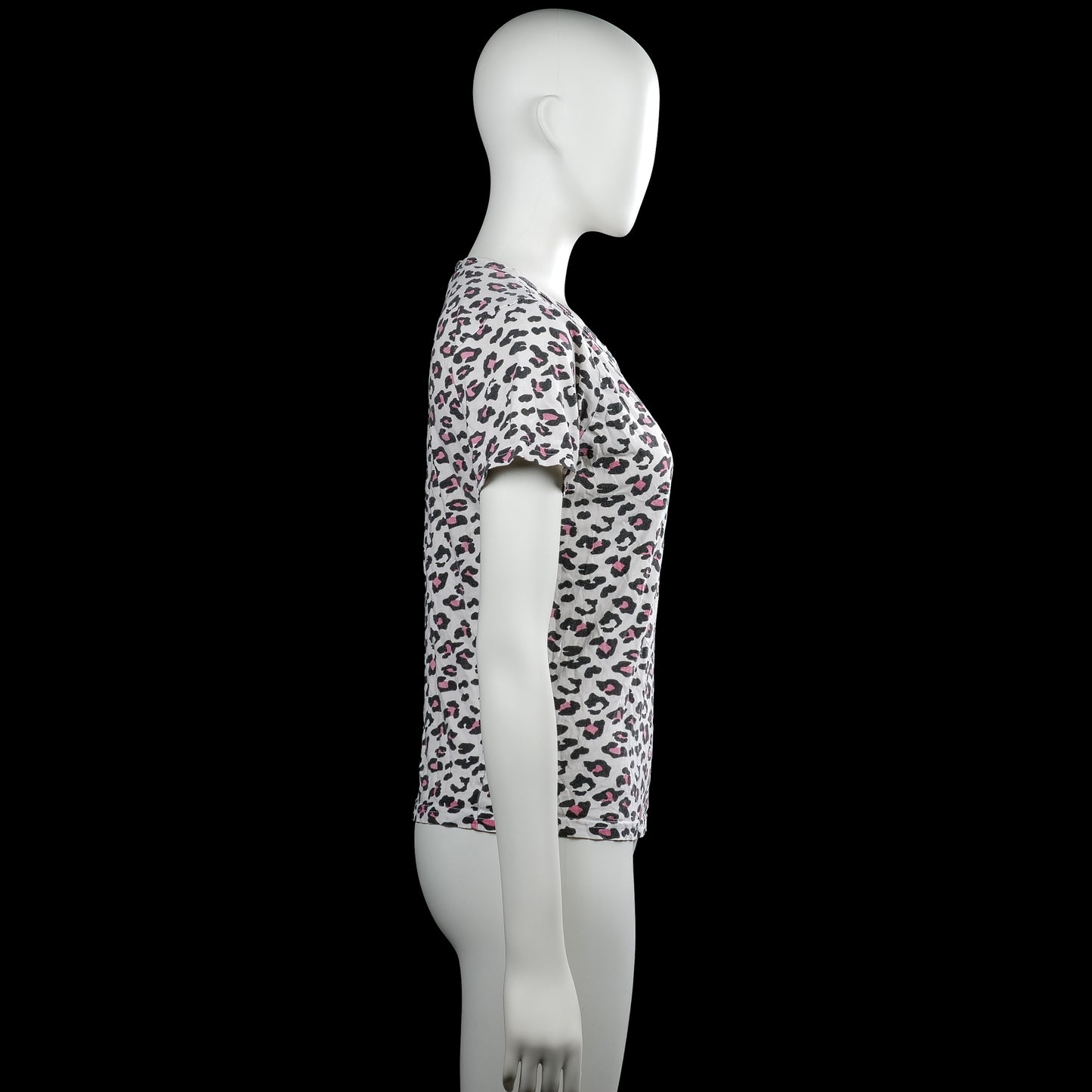 T-shirt - White & Black - Size M