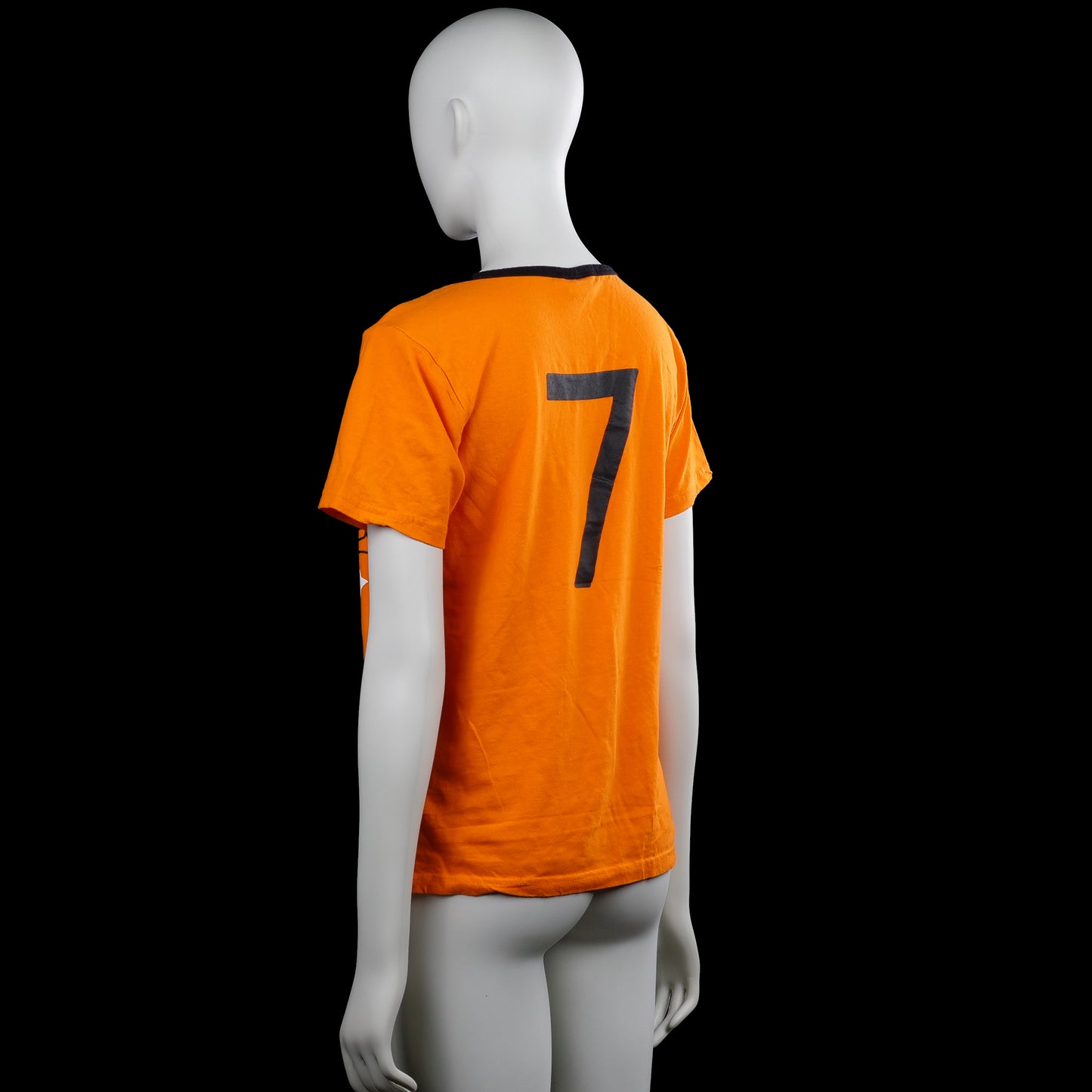 T-shirt - Orange & Black - Size M