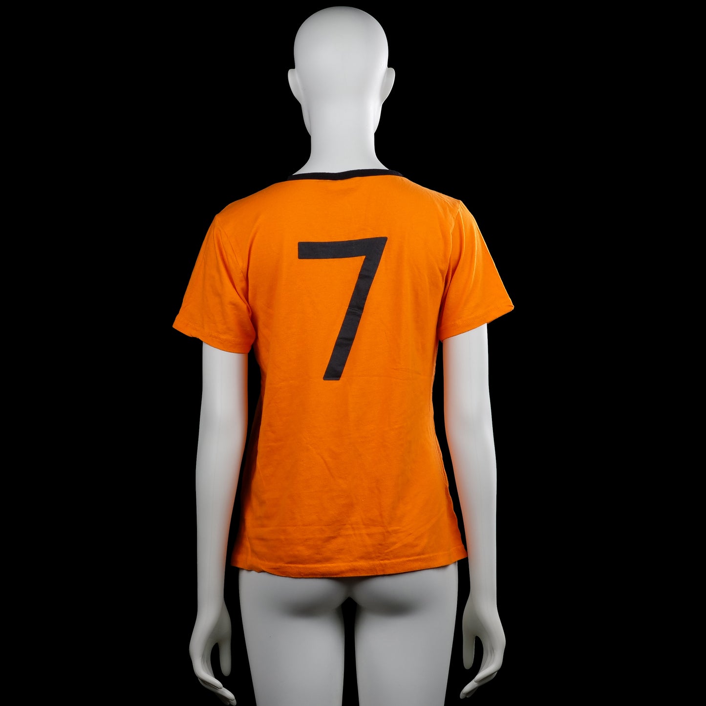 T-shirt - Orange & Black - Size M