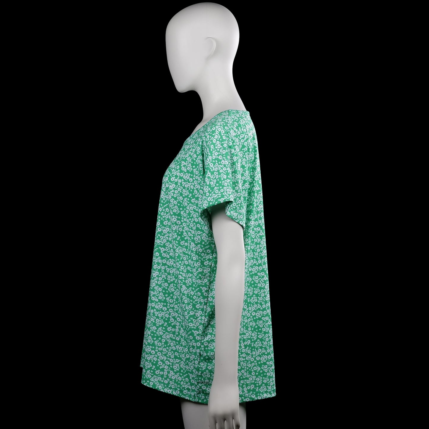 T-shirt - Mint & White - Size L
