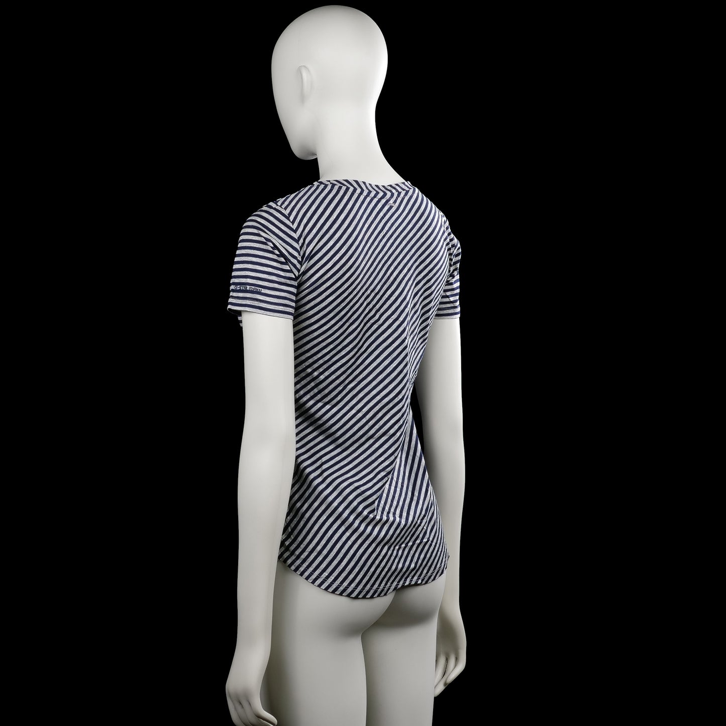 T-shirt - Navy & Light Gray - Size XS