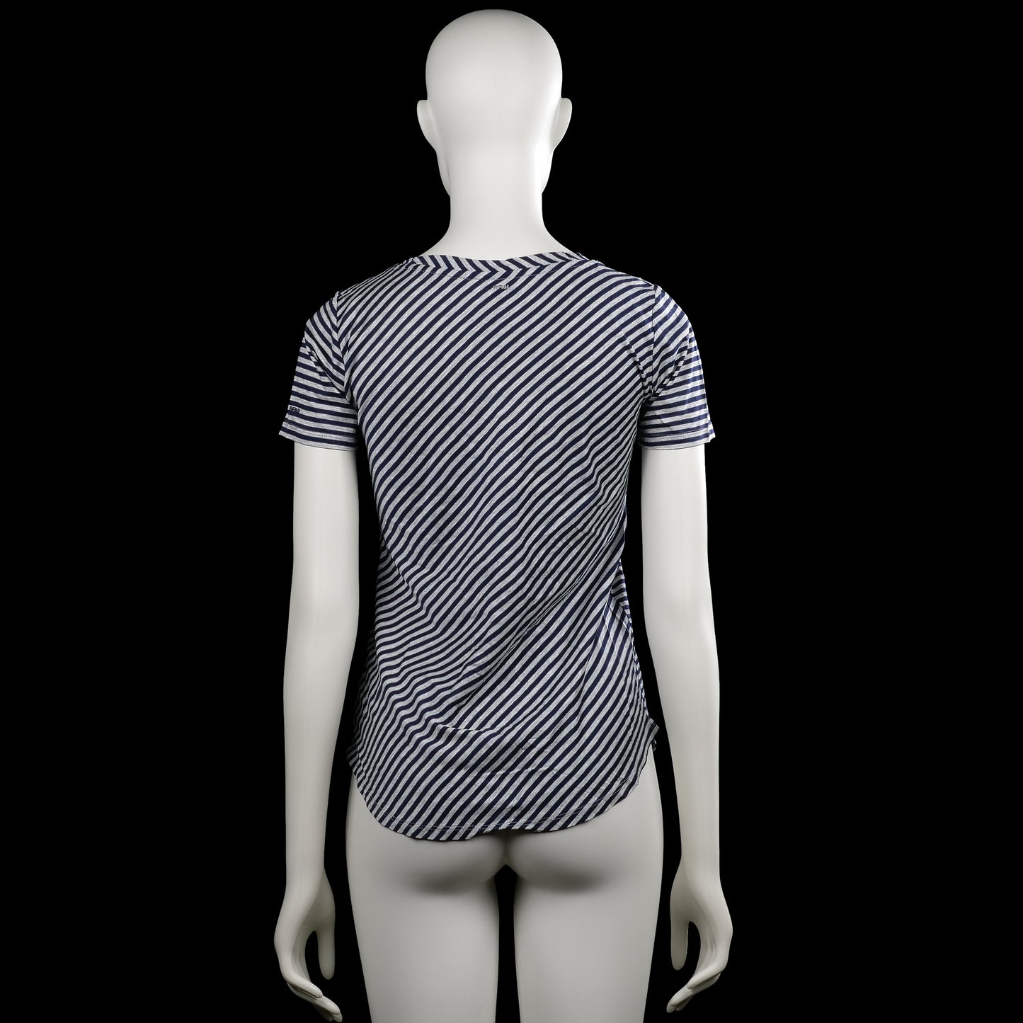 T-shirt - Navy & Light Gray - Size XS