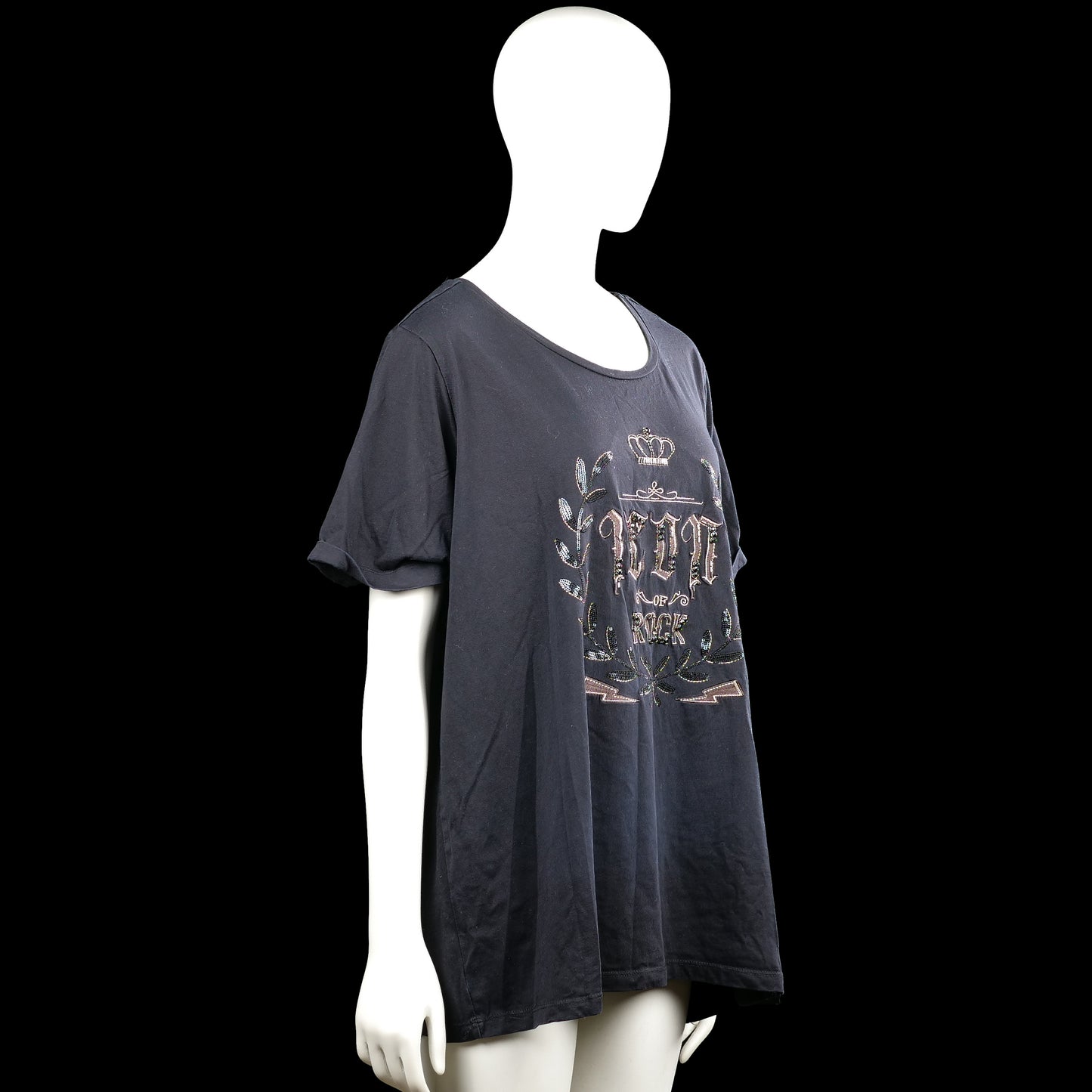 T-shirt - Charcoal - Size XXL