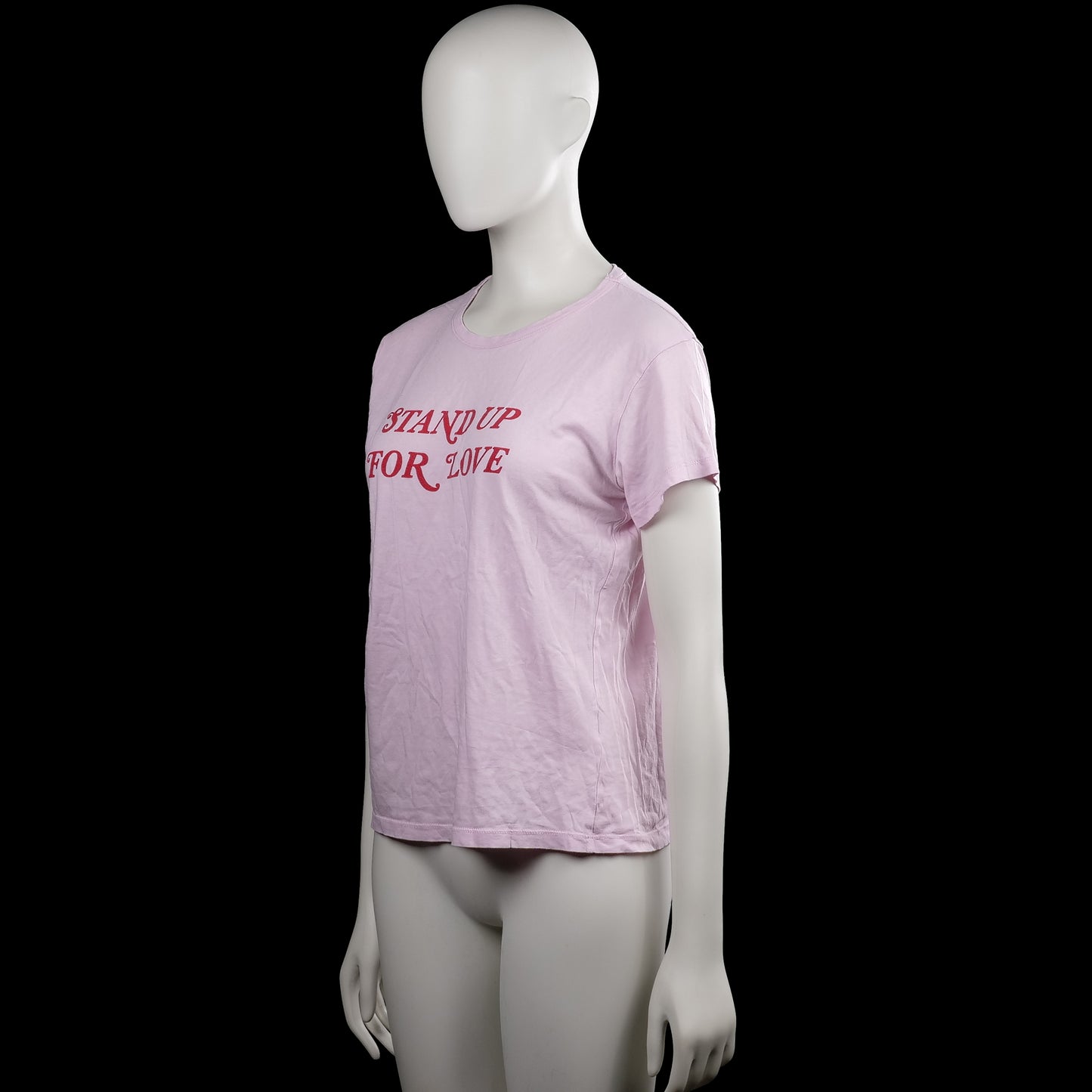 T-shirt - Light Pink & Red - Size S