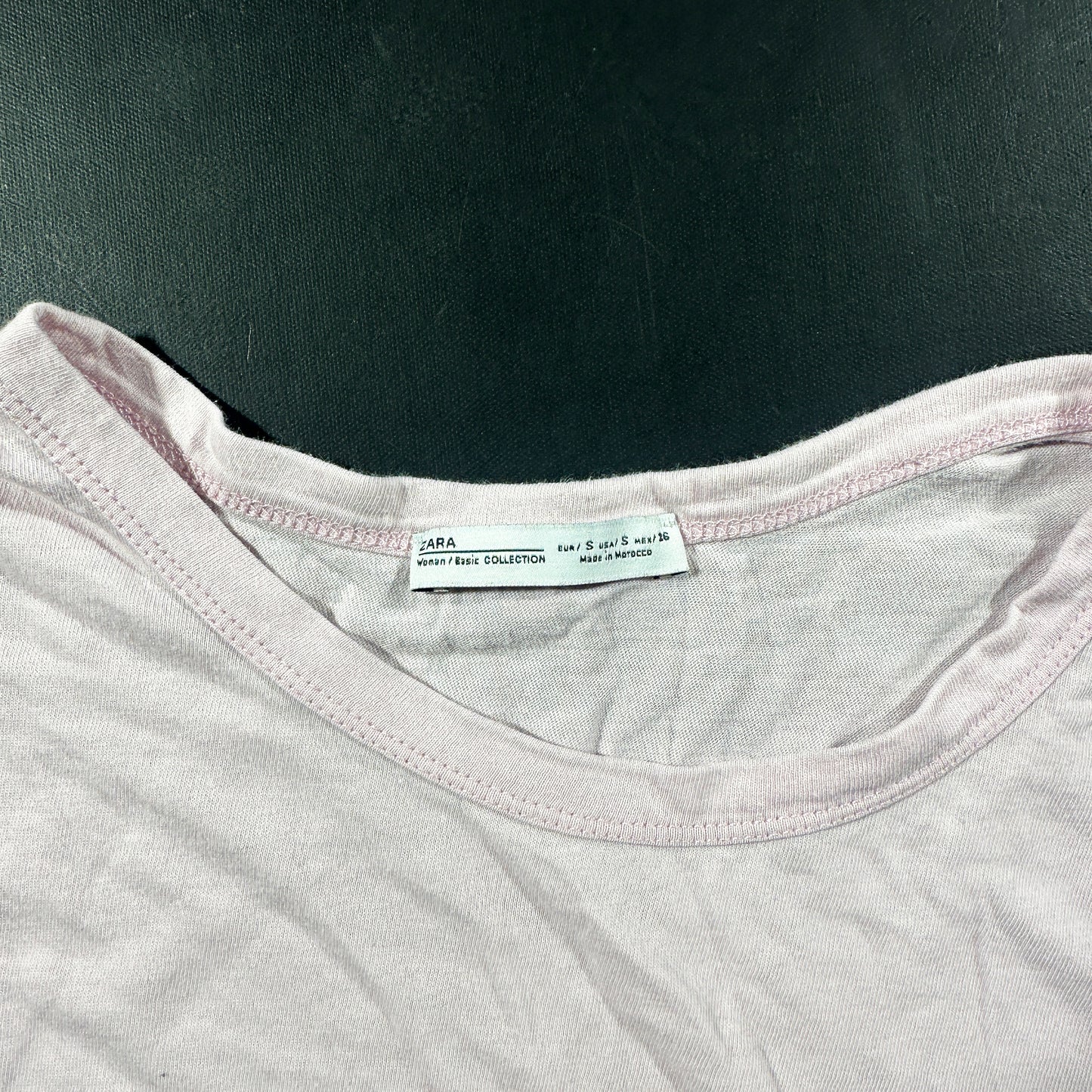 T-shirt - Light Pink & Red - Size S
