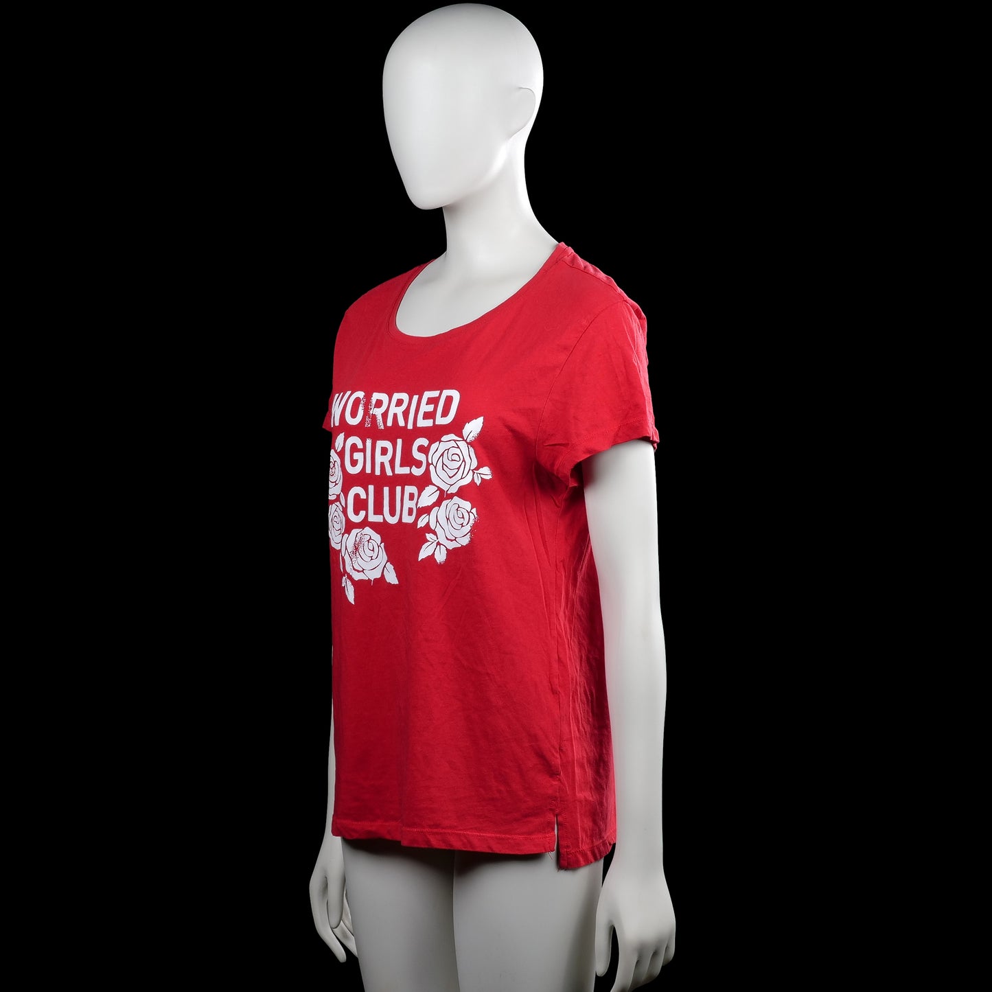 T-shirt - Red & White - Size XL