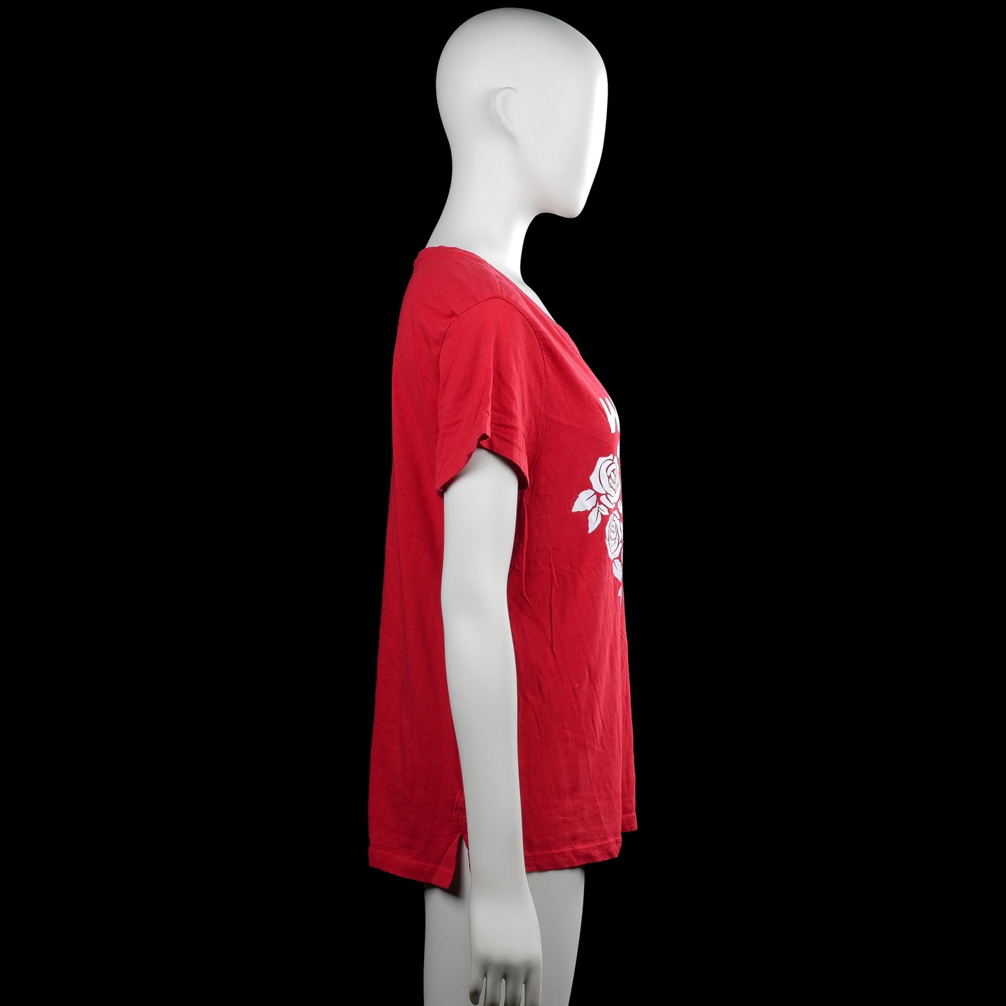T-shirt - Red & White - Size XL