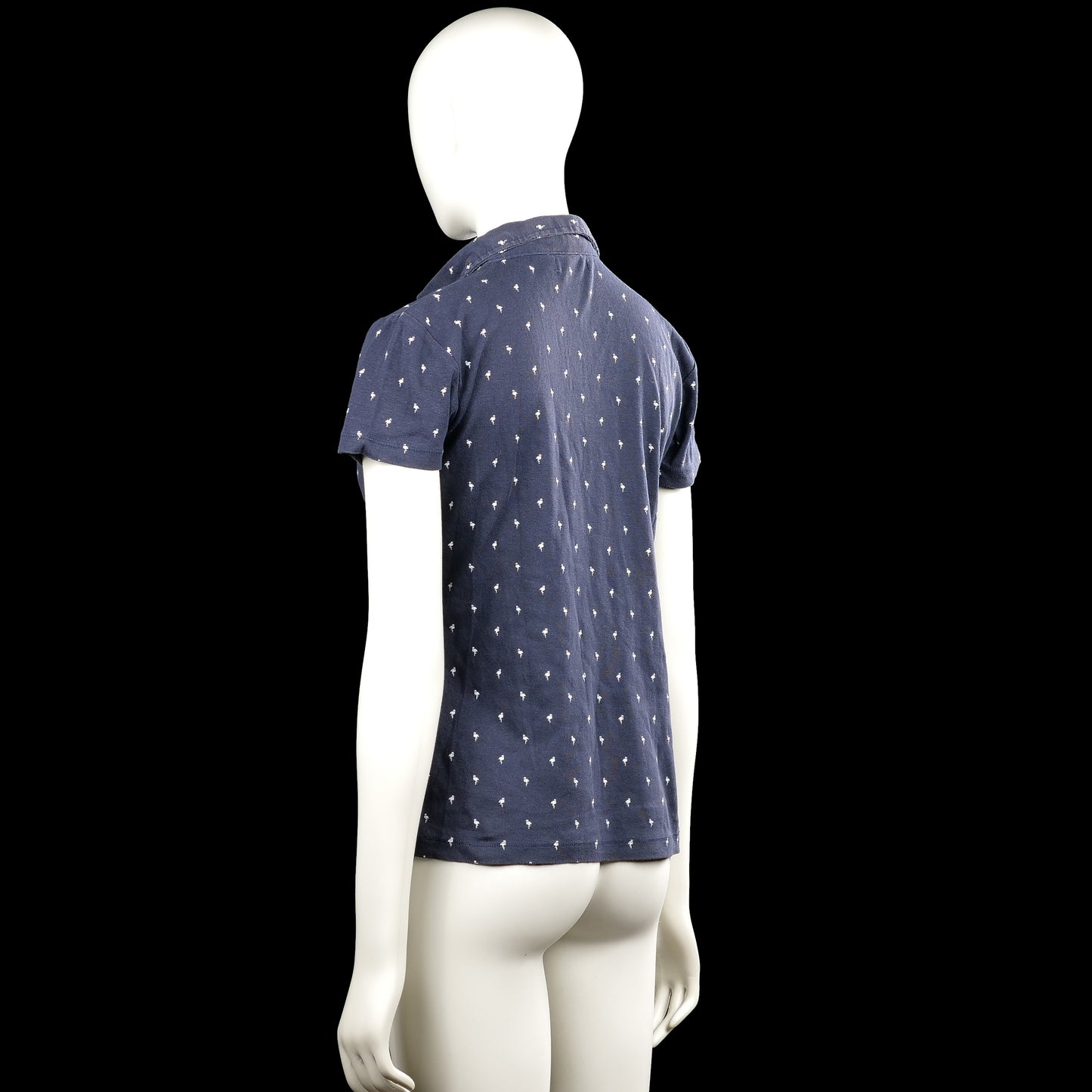 T-shirt - Navy & White - Size M