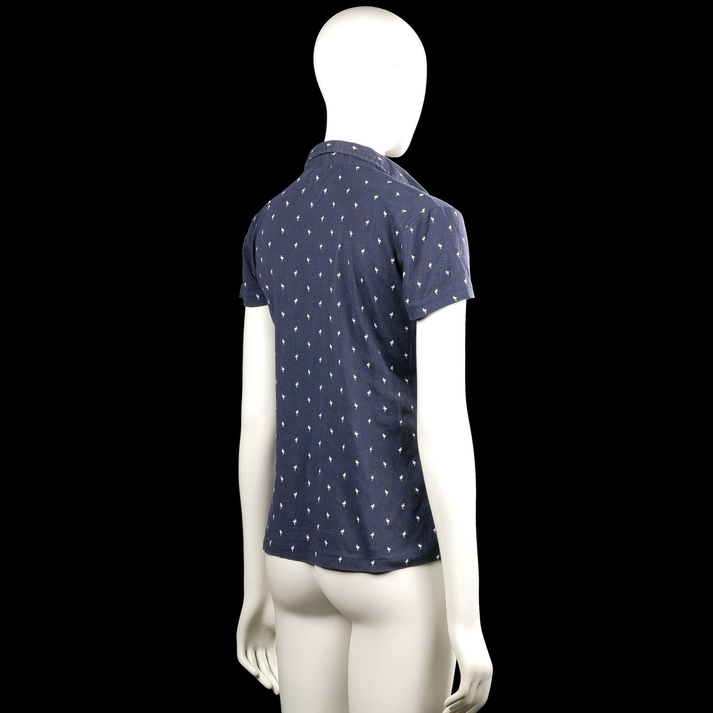 T-shirt - Navy & White - Size M