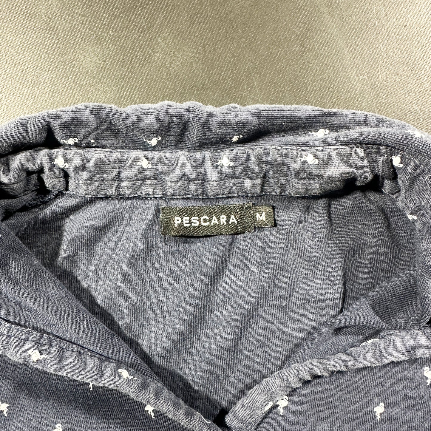 T-shirt - Navy & White - Size M