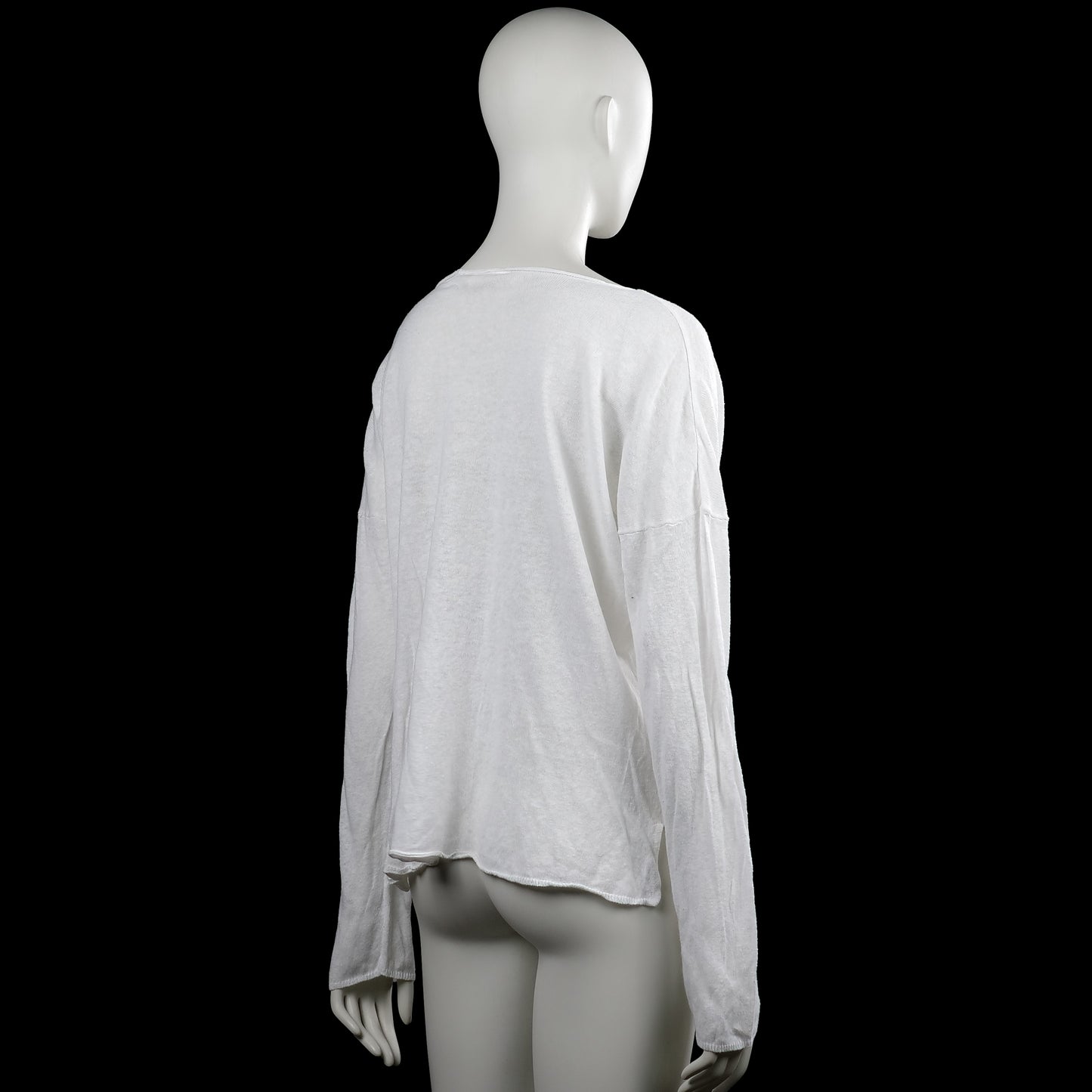 Long-sleeve top - White - Size M