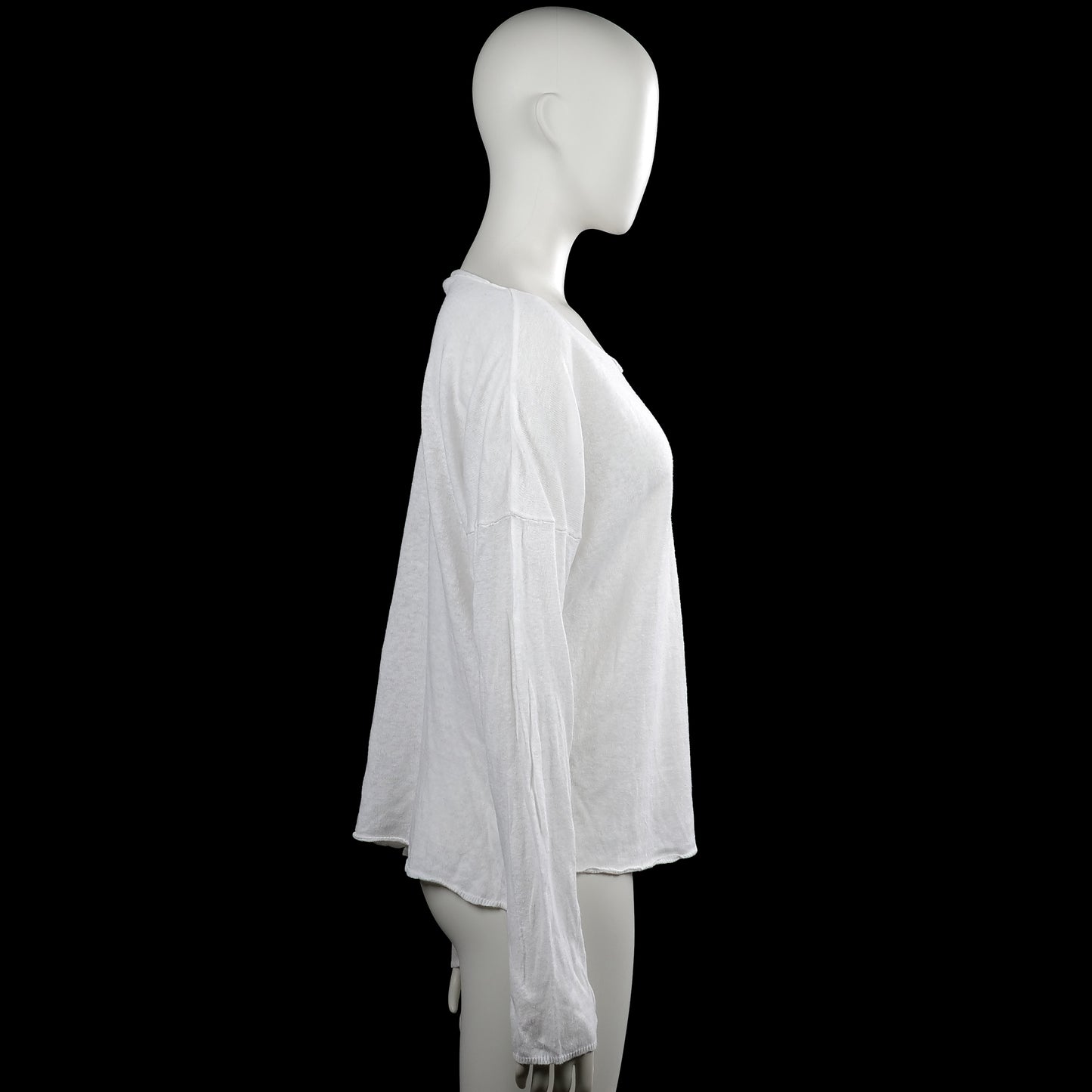 Long-sleeve top - White - Size M