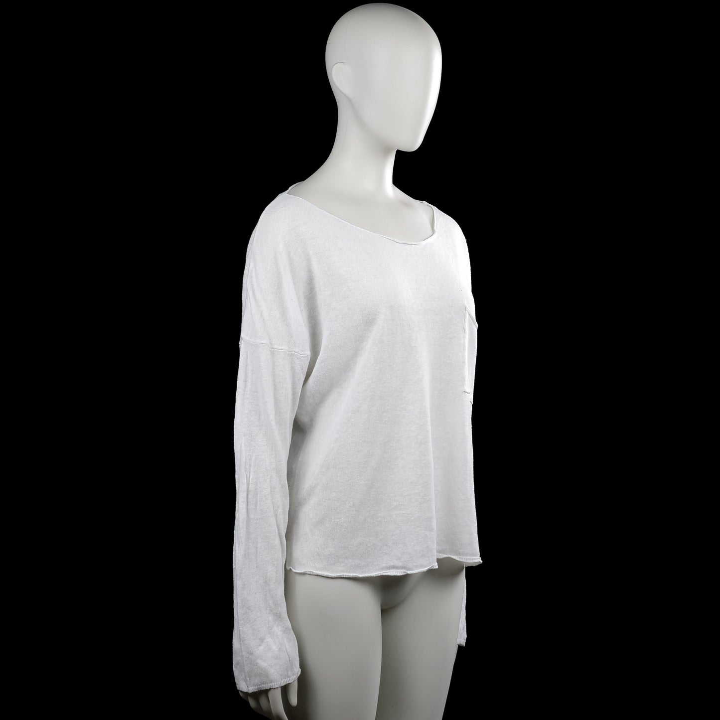 Long-sleeve top - White - Size M