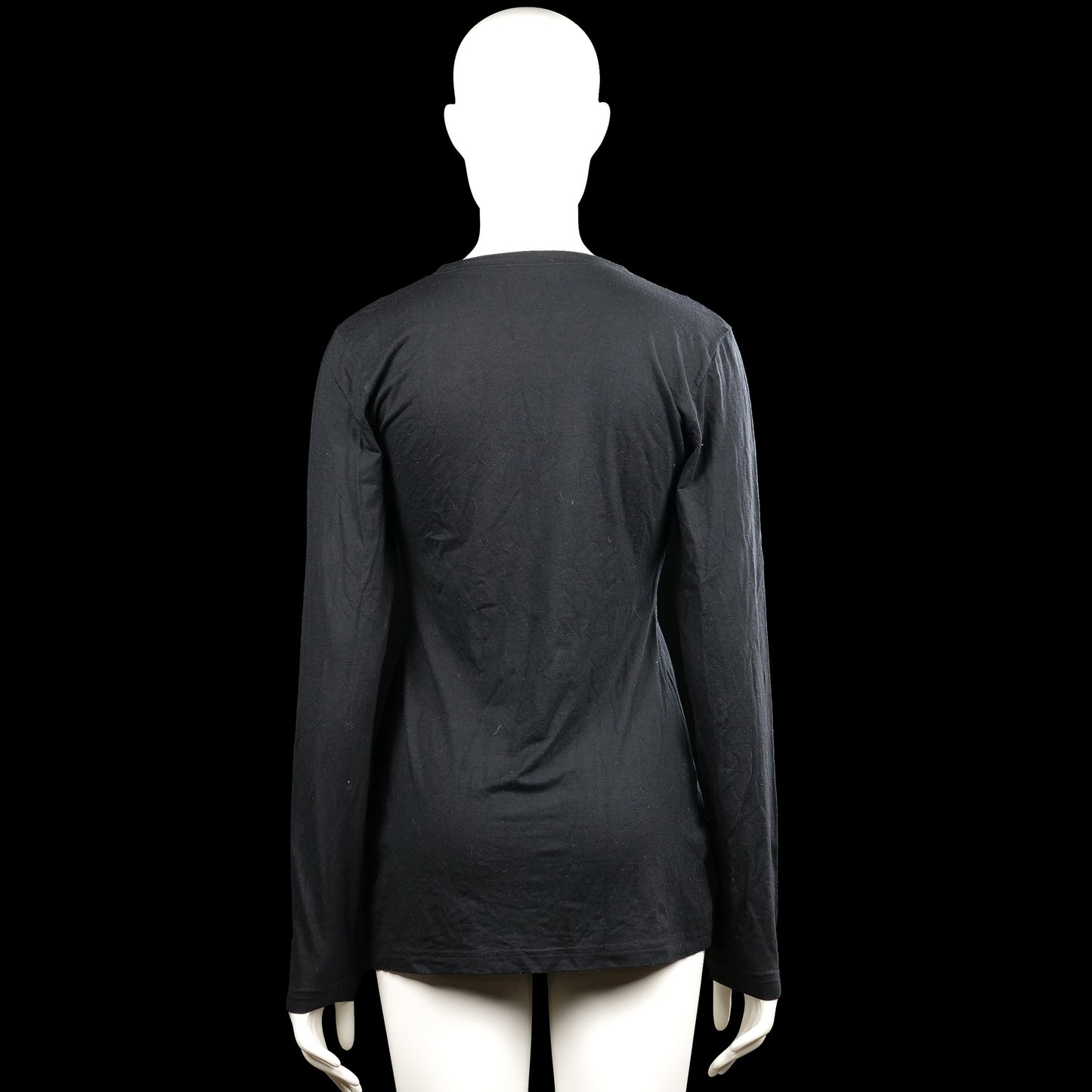 Long-sleeve top - Black - Size 40