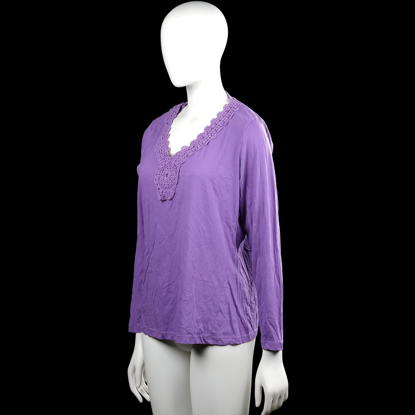 Long-sleeve top - Purple - Size 40, 42