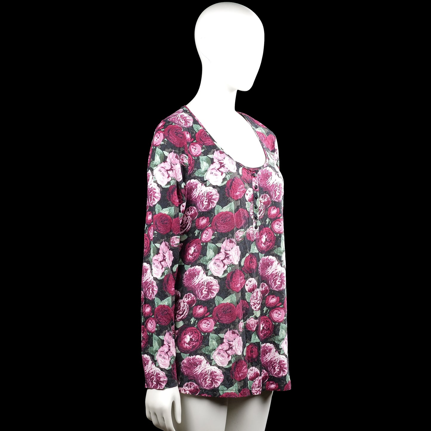 Long-sleeve top - Multicolored - Size 40, 42