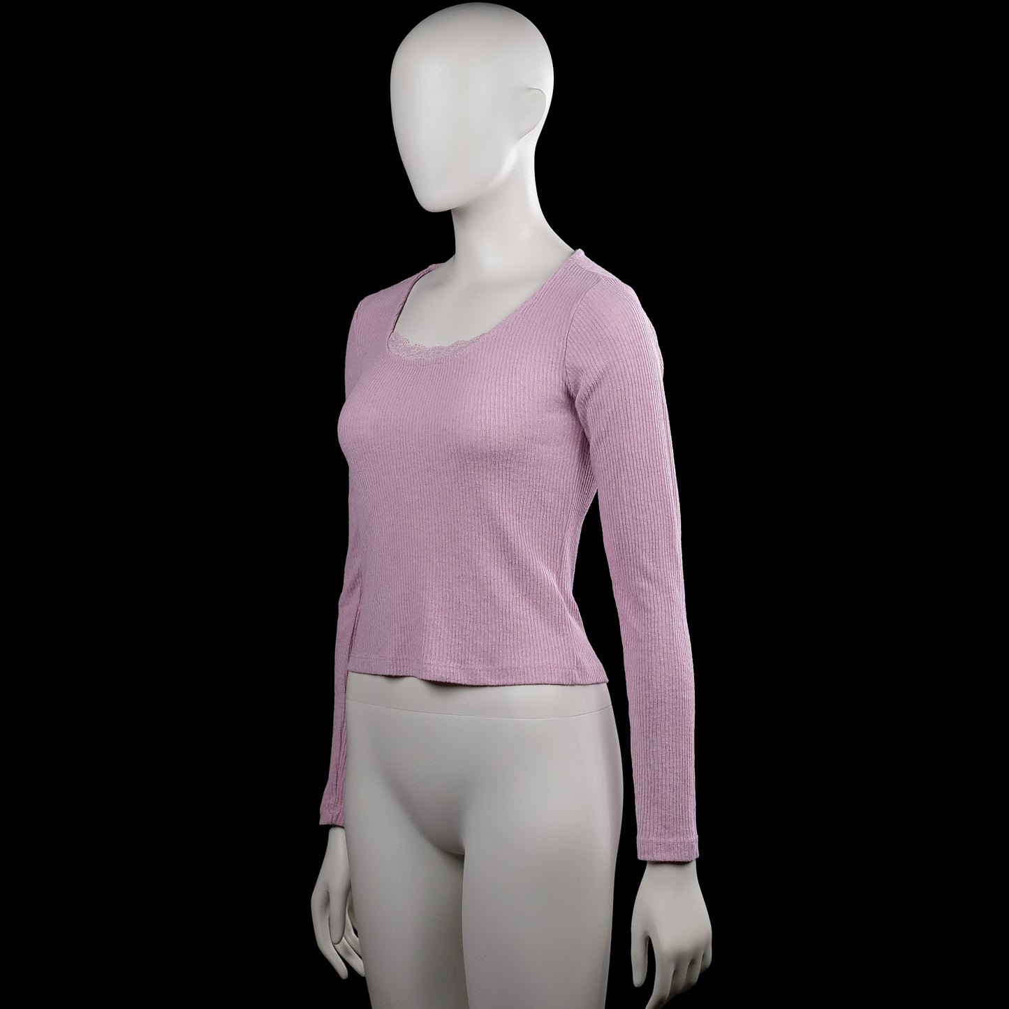 Long-sleeve top - Lilac - Size XS