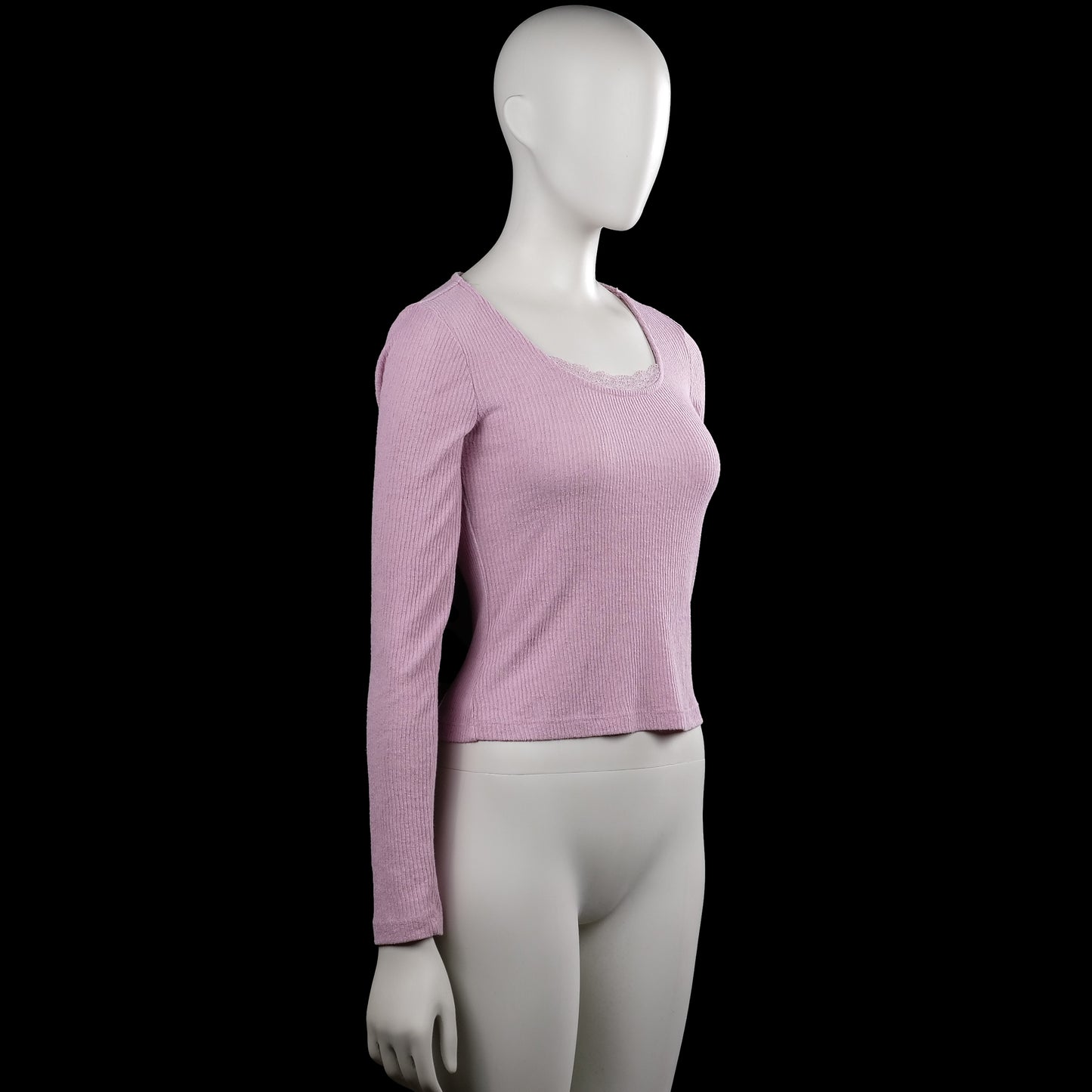 Long-sleeve top - Lilac - Size XS