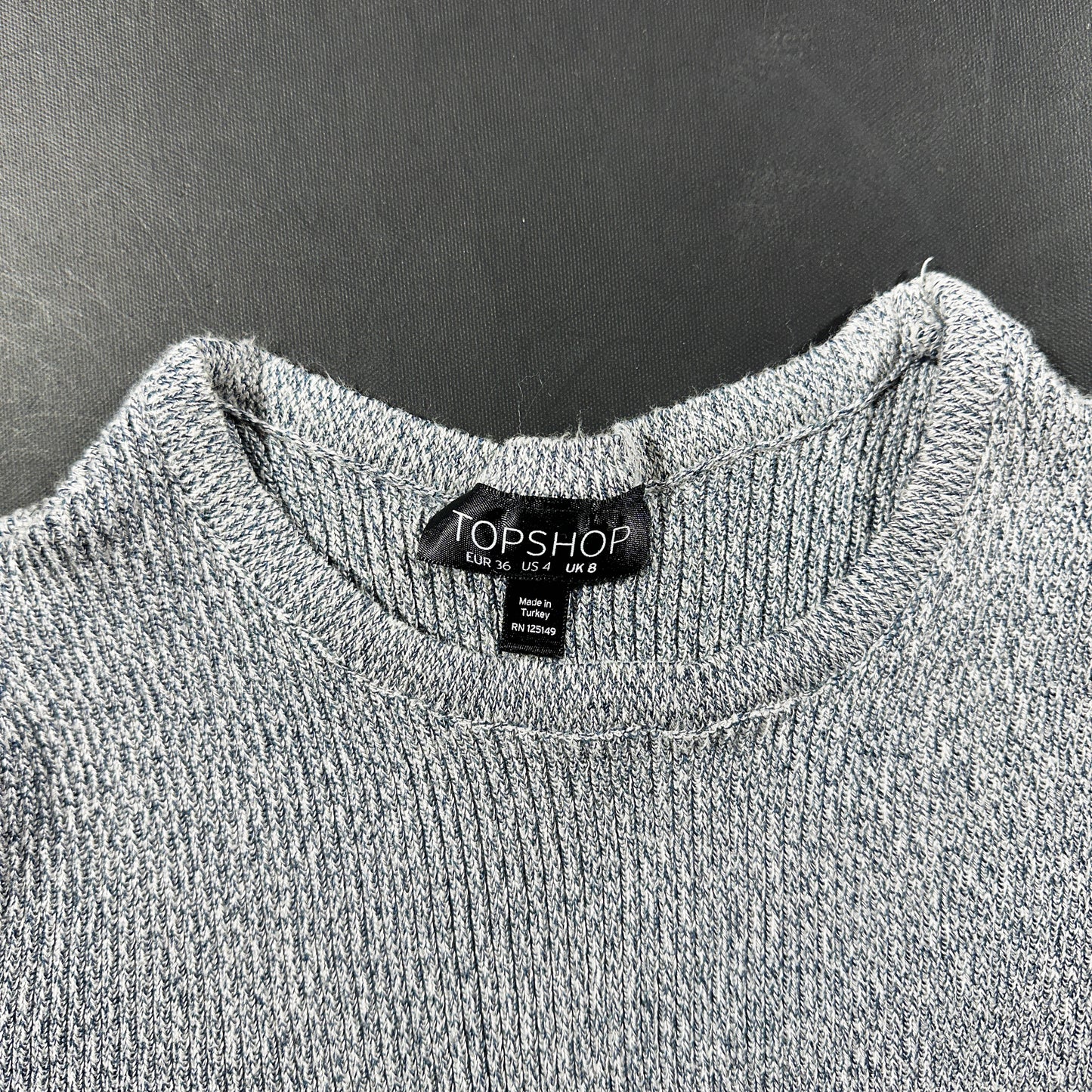 Long-sleeve top - Gray - Size 36