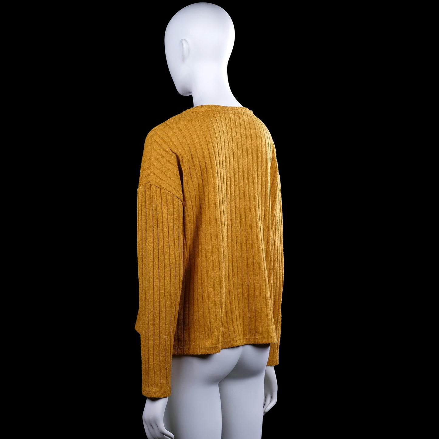 Long-sleeve top - Mustard - Size L