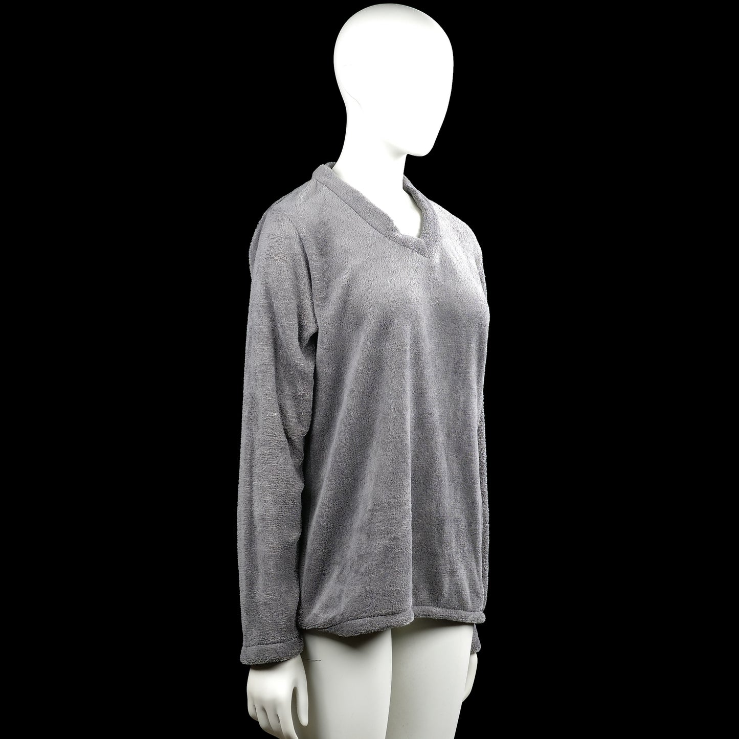 Long-sleeve top - Gray - Size M