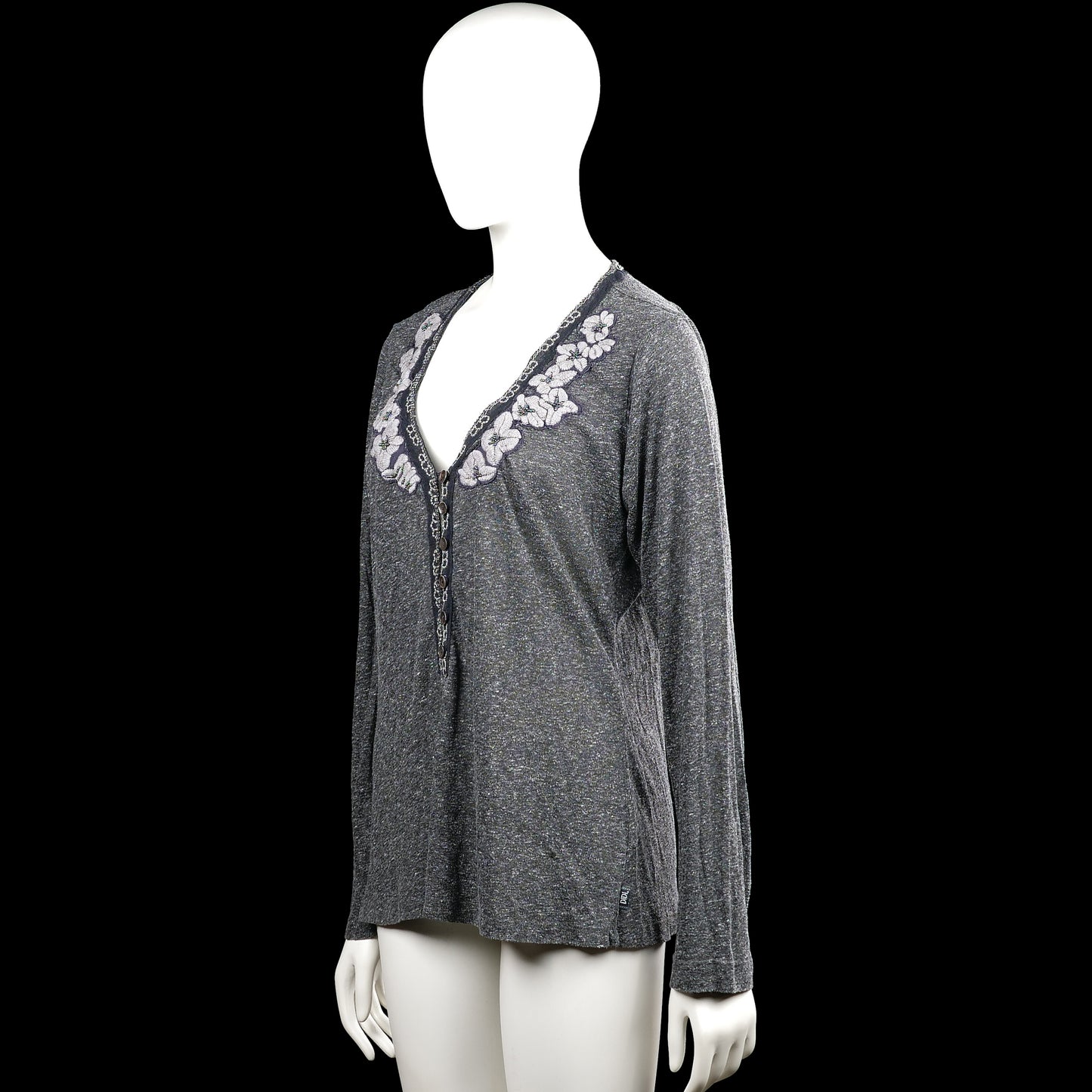 Long-sleeve top - Gray - Size XXL