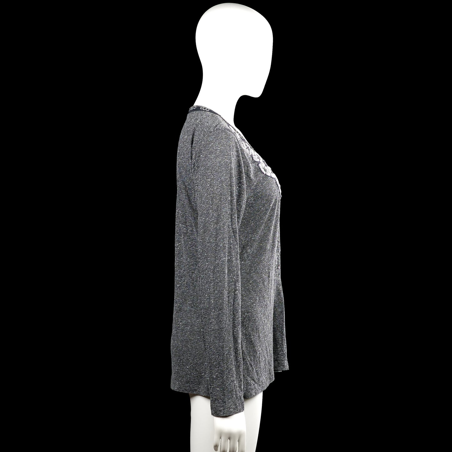Long-sleeve top - Gray - Size XXL