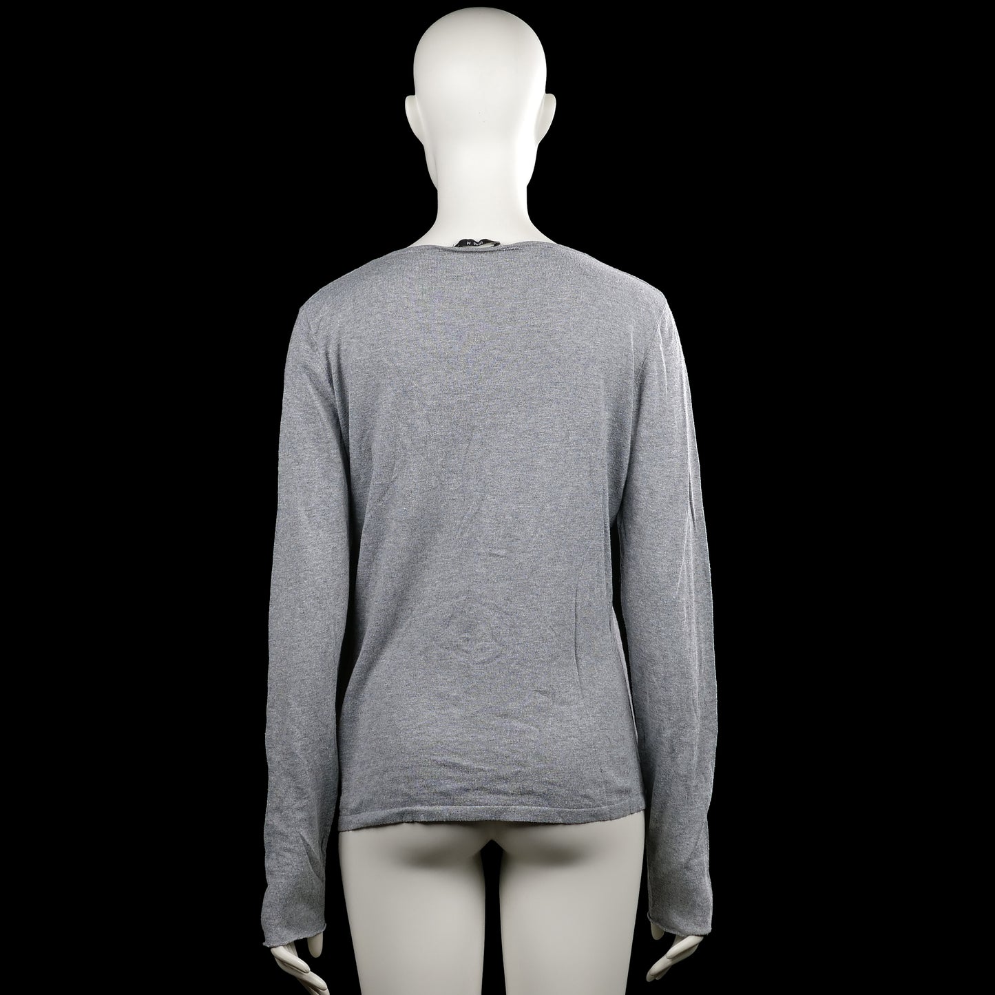 Long-sleeve top - Gray - Size M