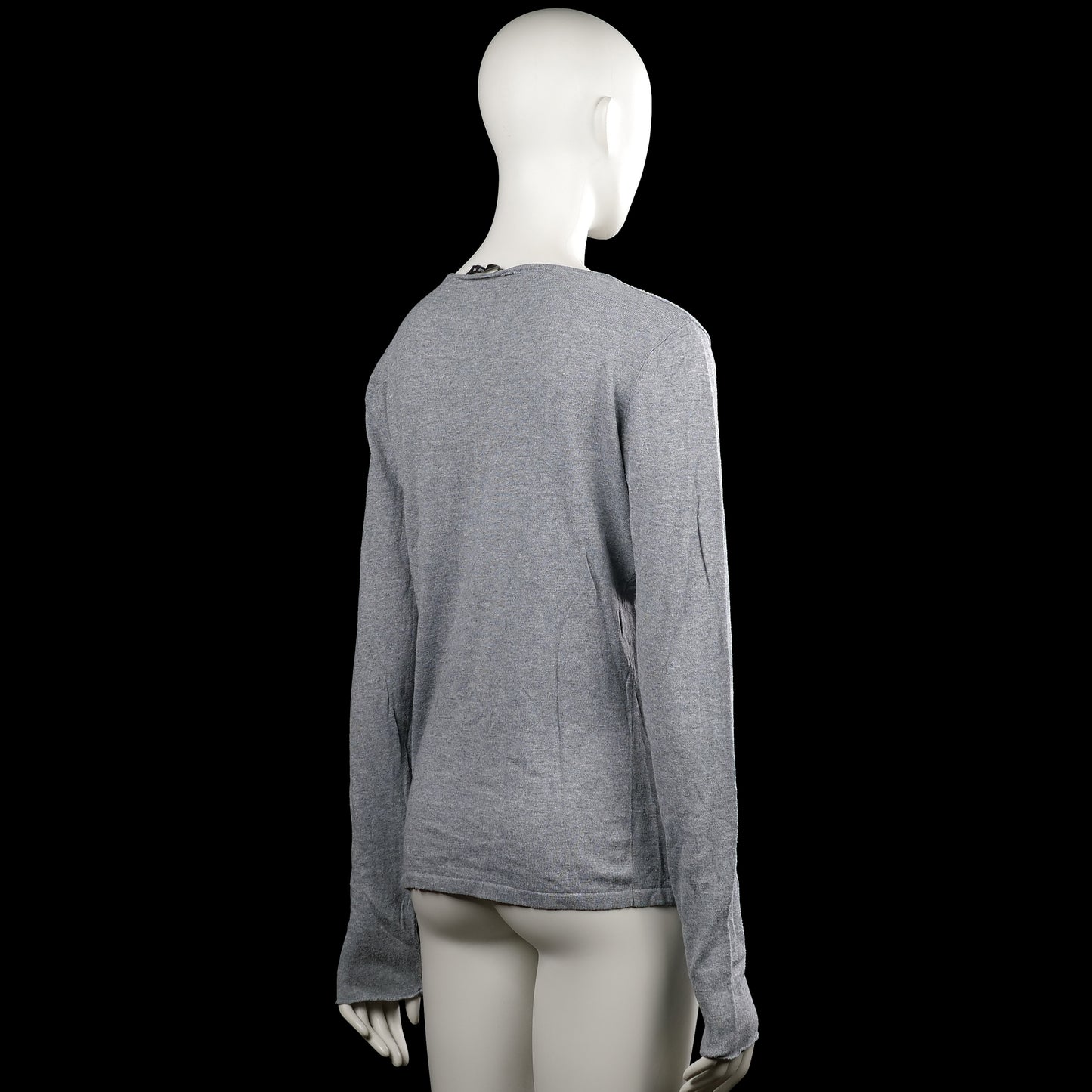 Long-sleeve top - Gray - Size M
