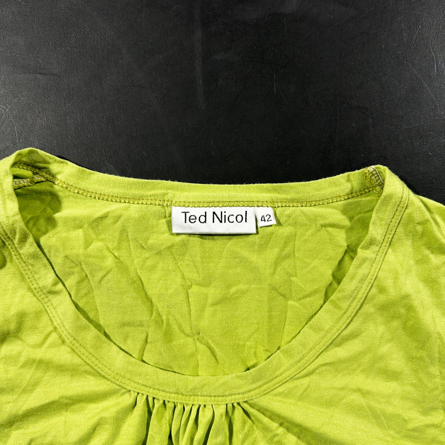 Long-sleeve top - Sage - Size 42